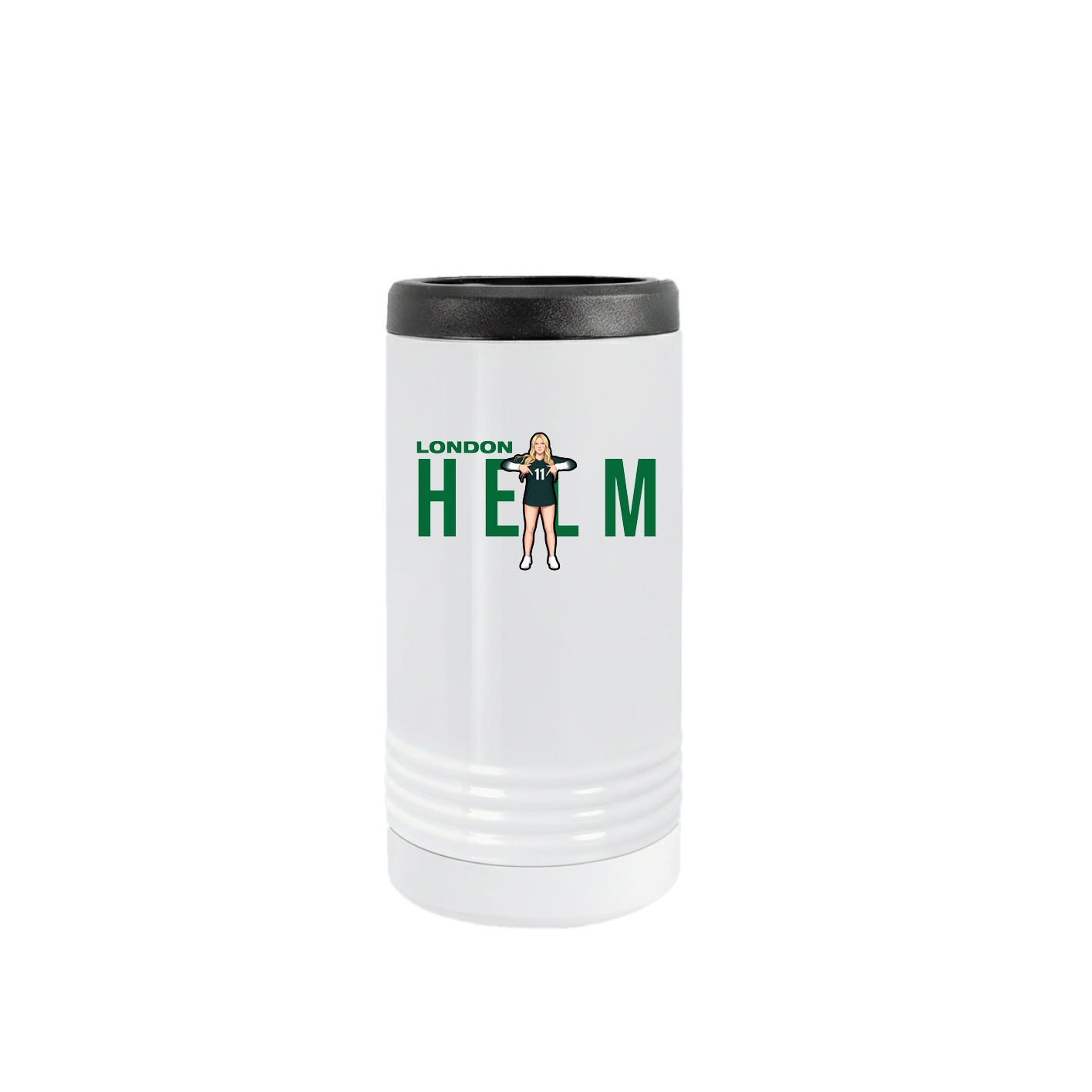 Slim Beverage Holder — Player Name in White
