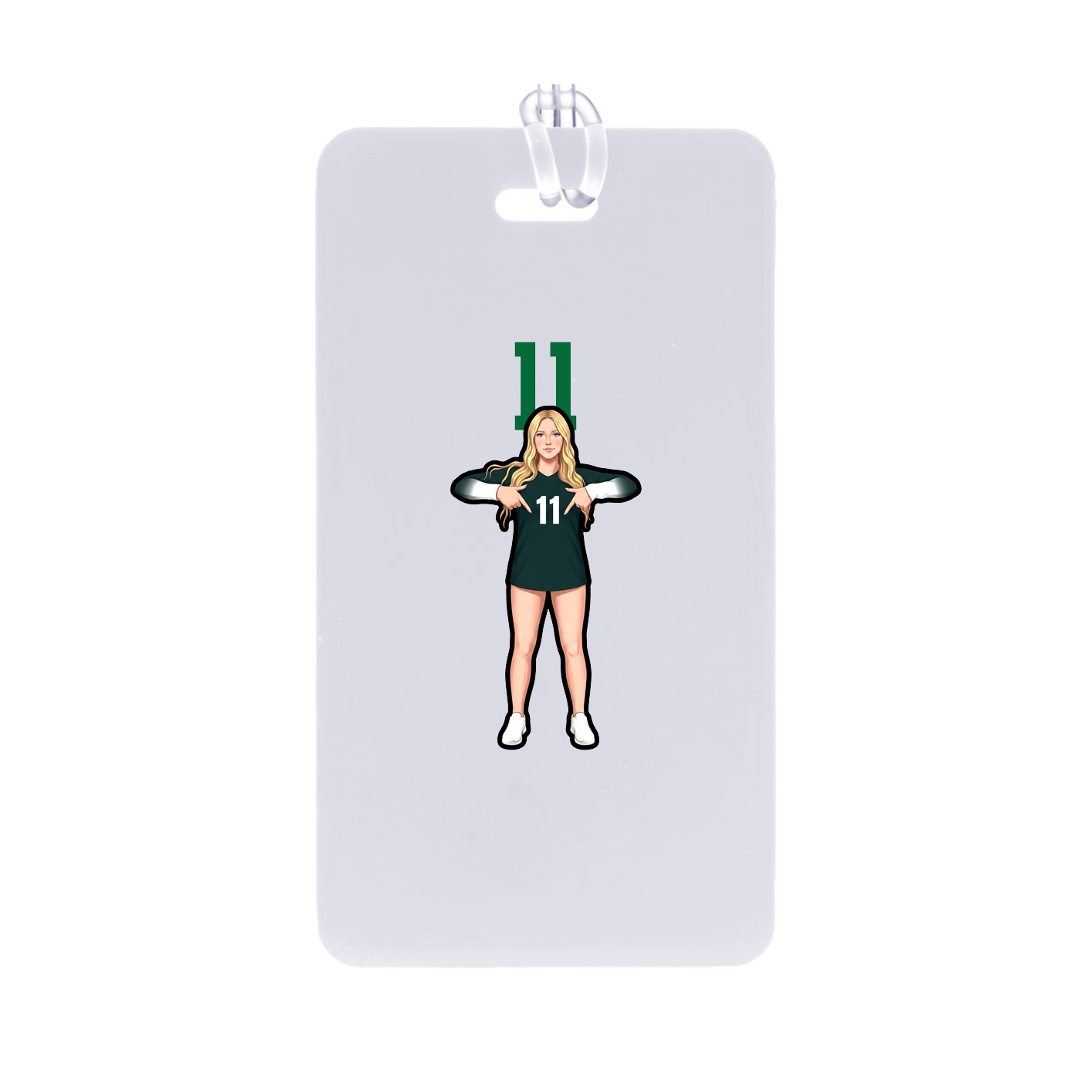 Bag Tag — Number Top in Classic