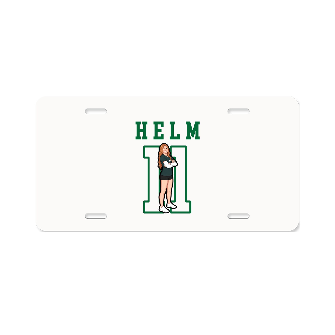License Plate — Shirsey in Classic