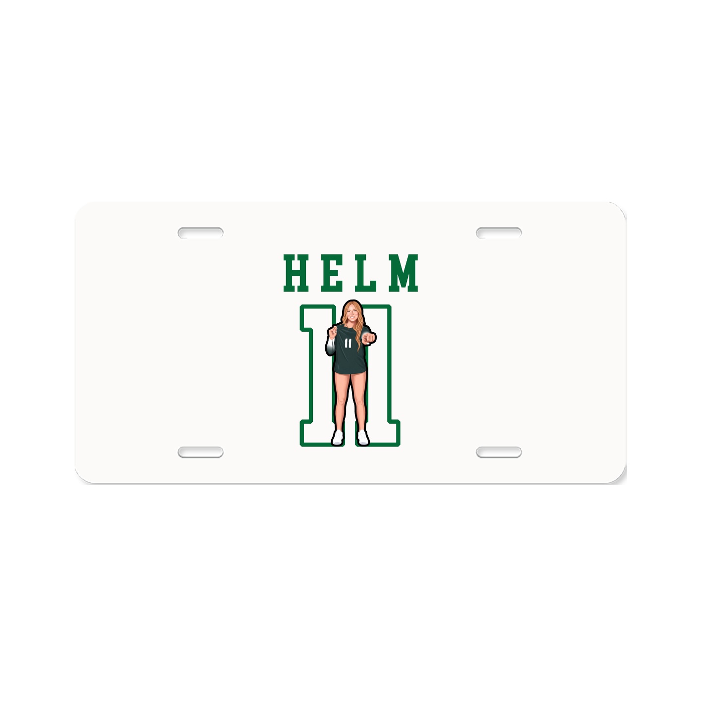 License Plate — Shirsey in Classic