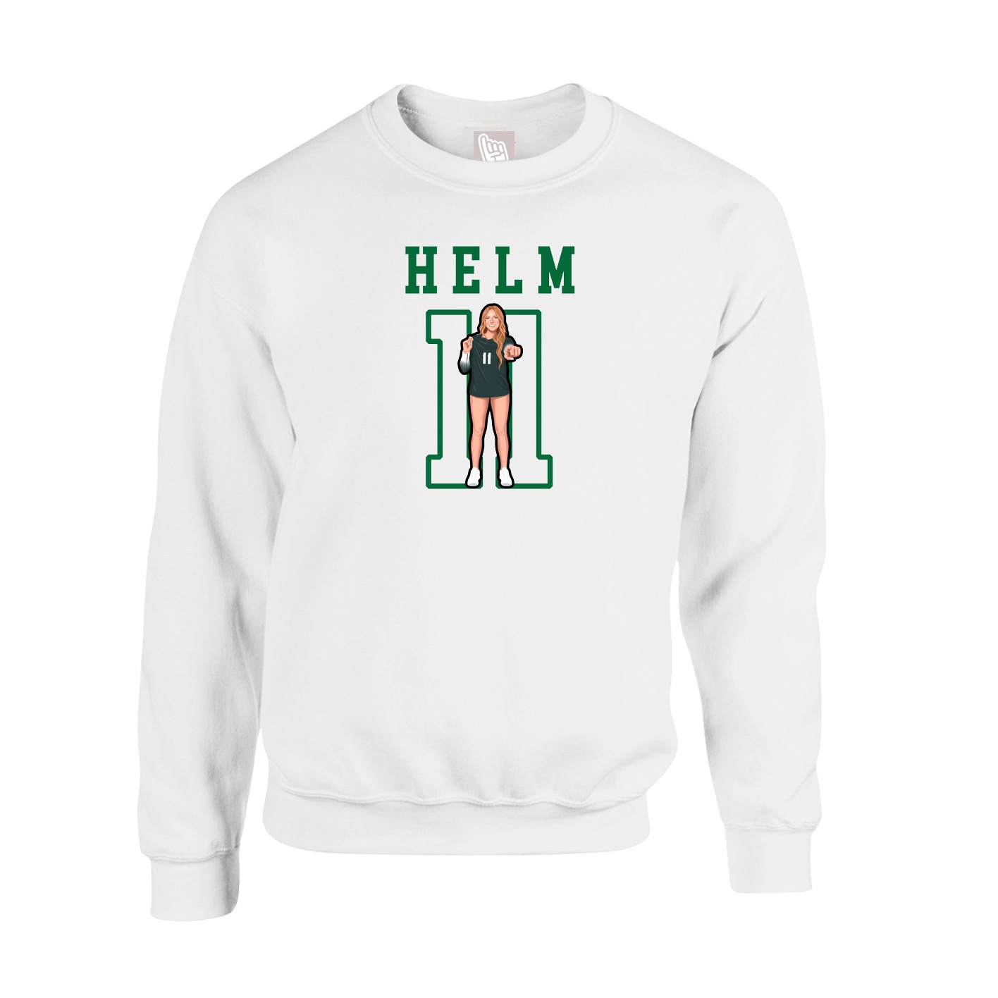 Fleece Crew — Shirsey in White
