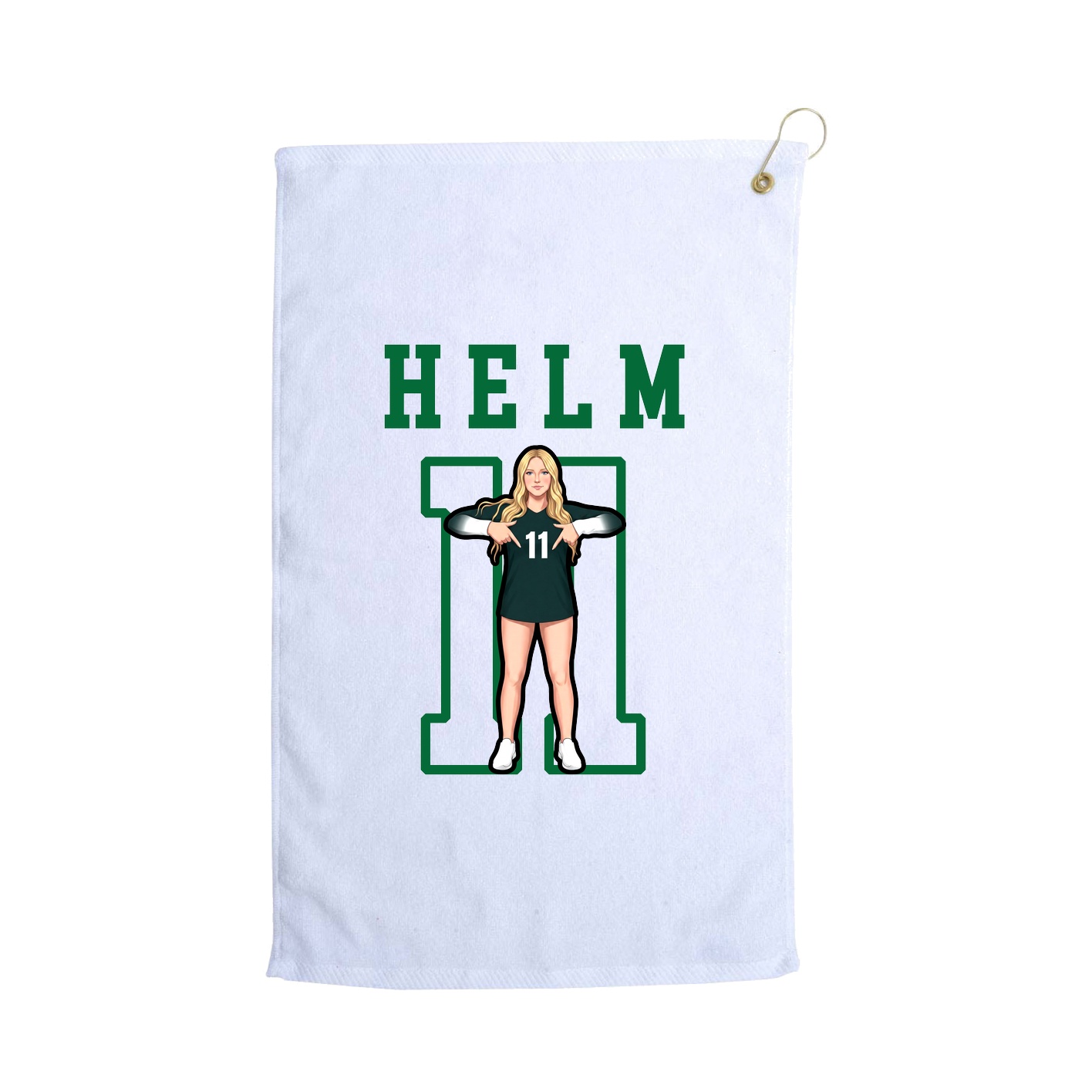 Golf Towel — Shirsey in White