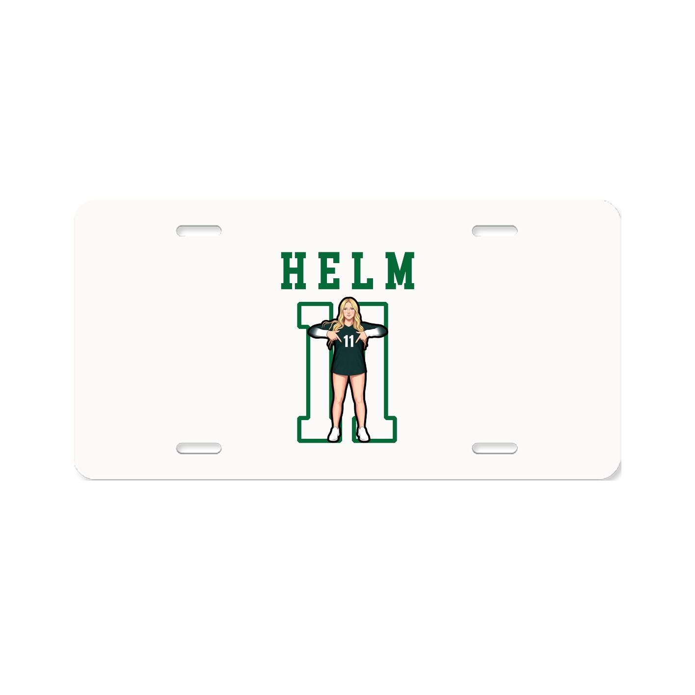 License Plate — Shirsey in Classic