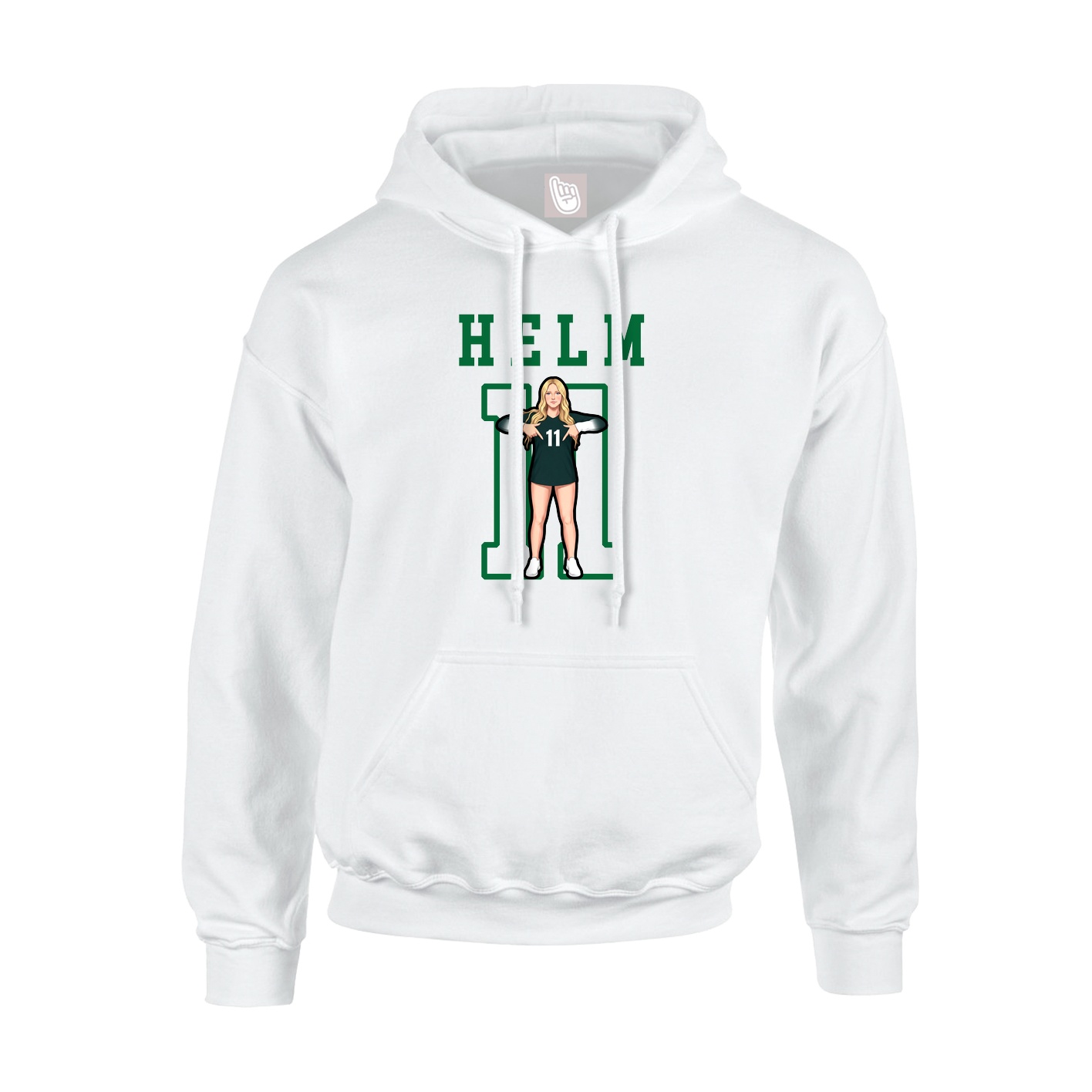 Youth Hoodie — Shirsey in White