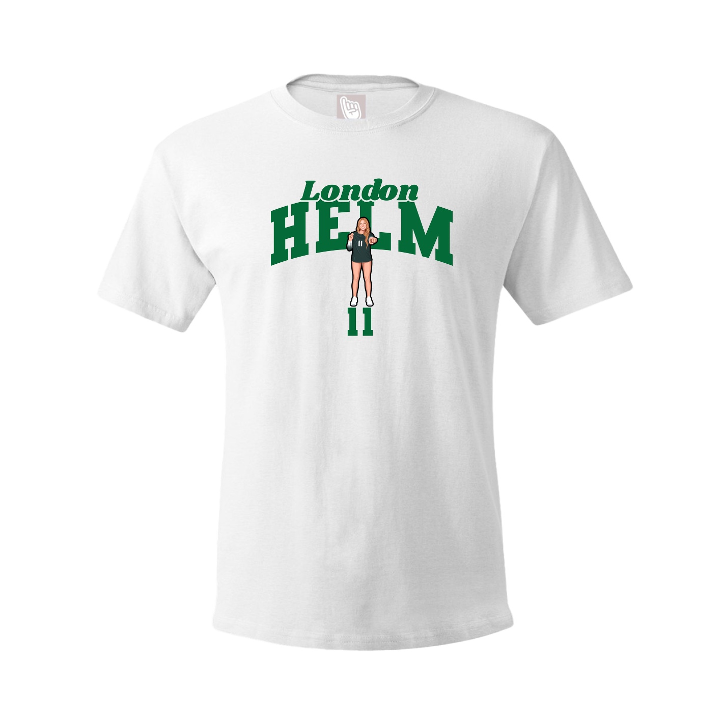 Youth Tee — Signature Arch in White