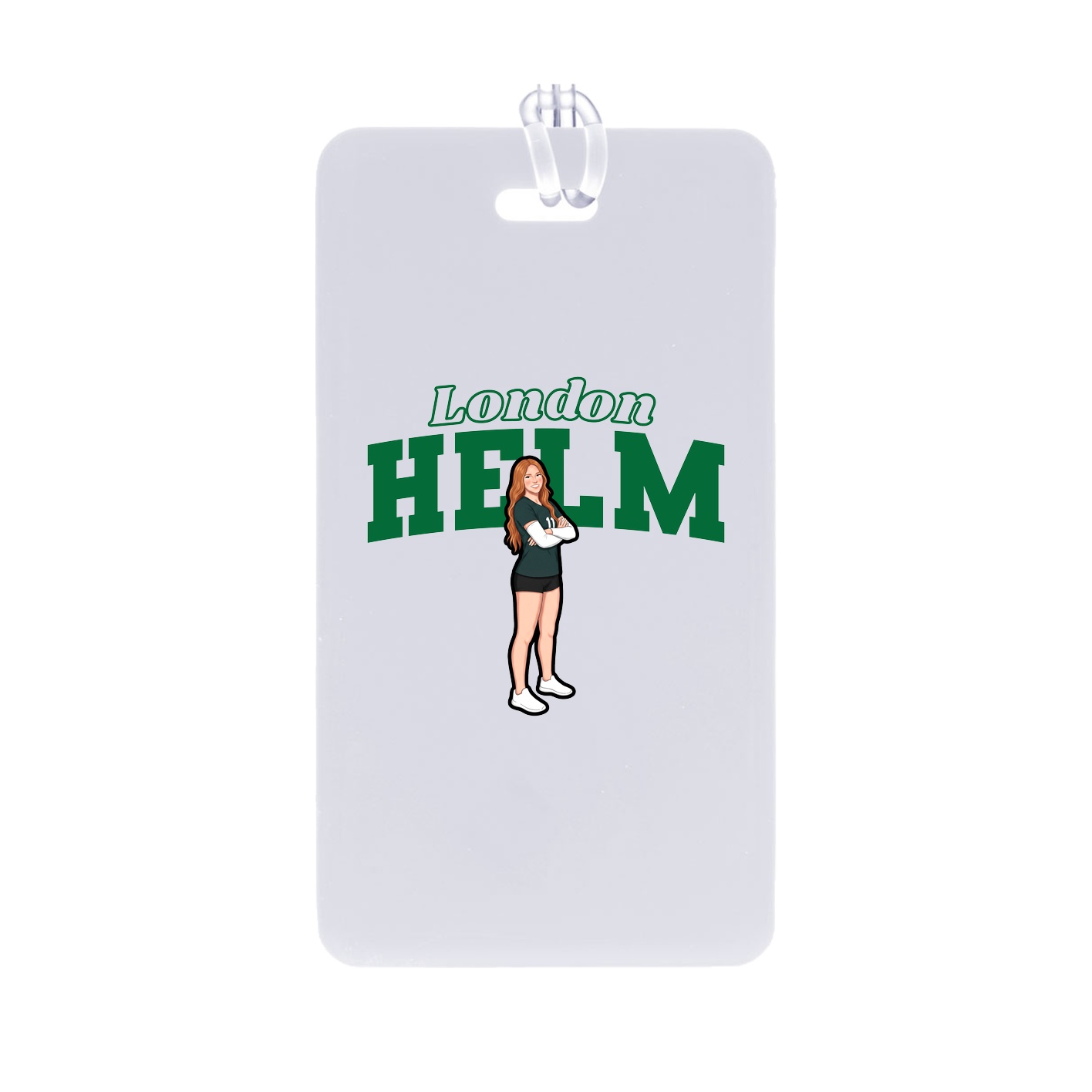 Bag Tag — Name Arch in Classic