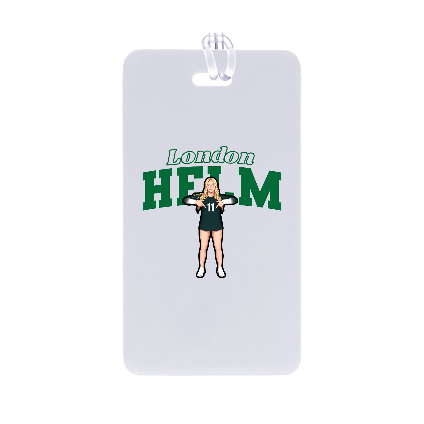 Bag Tag — Name Arch in Classic