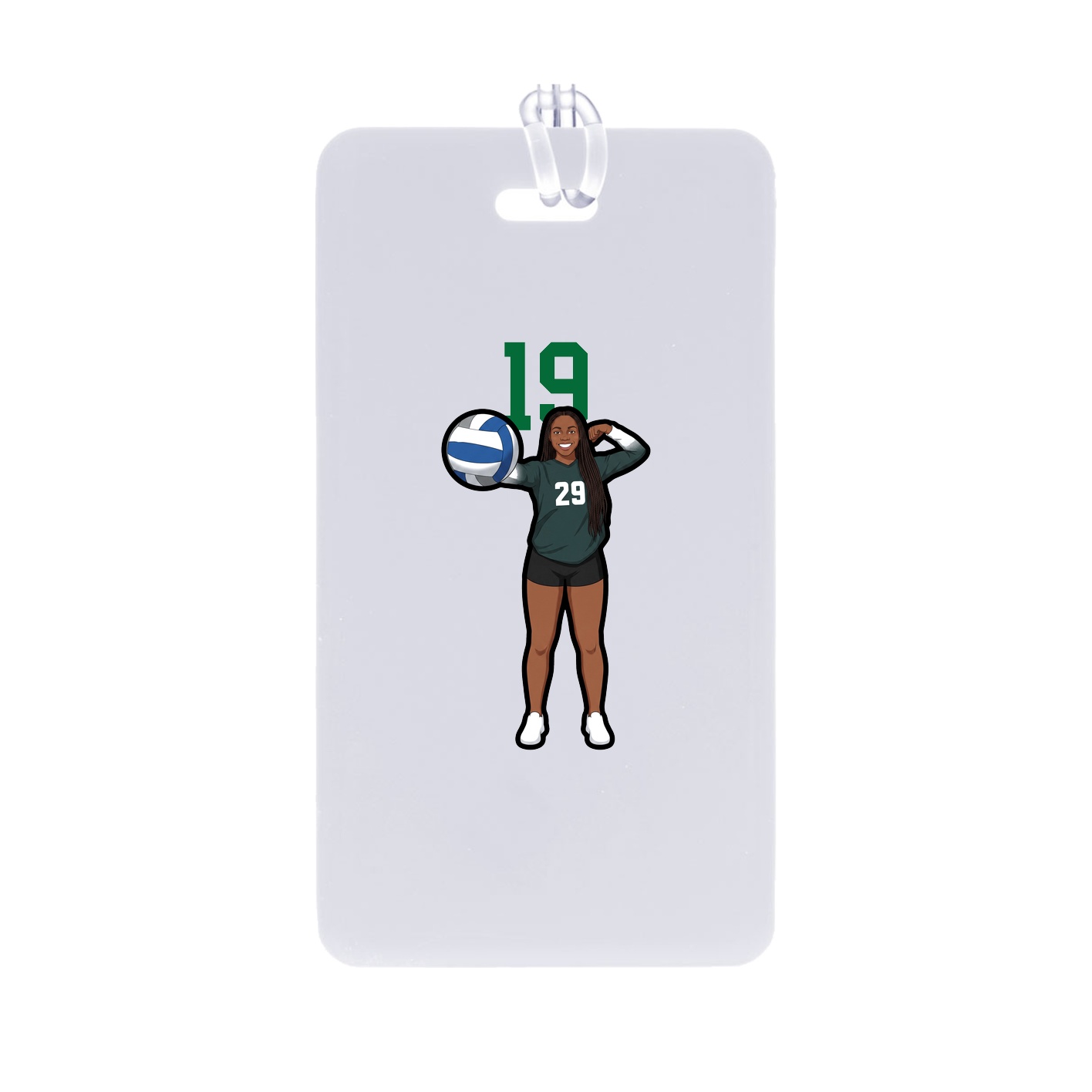 Bag Tag — Number Top in Classic