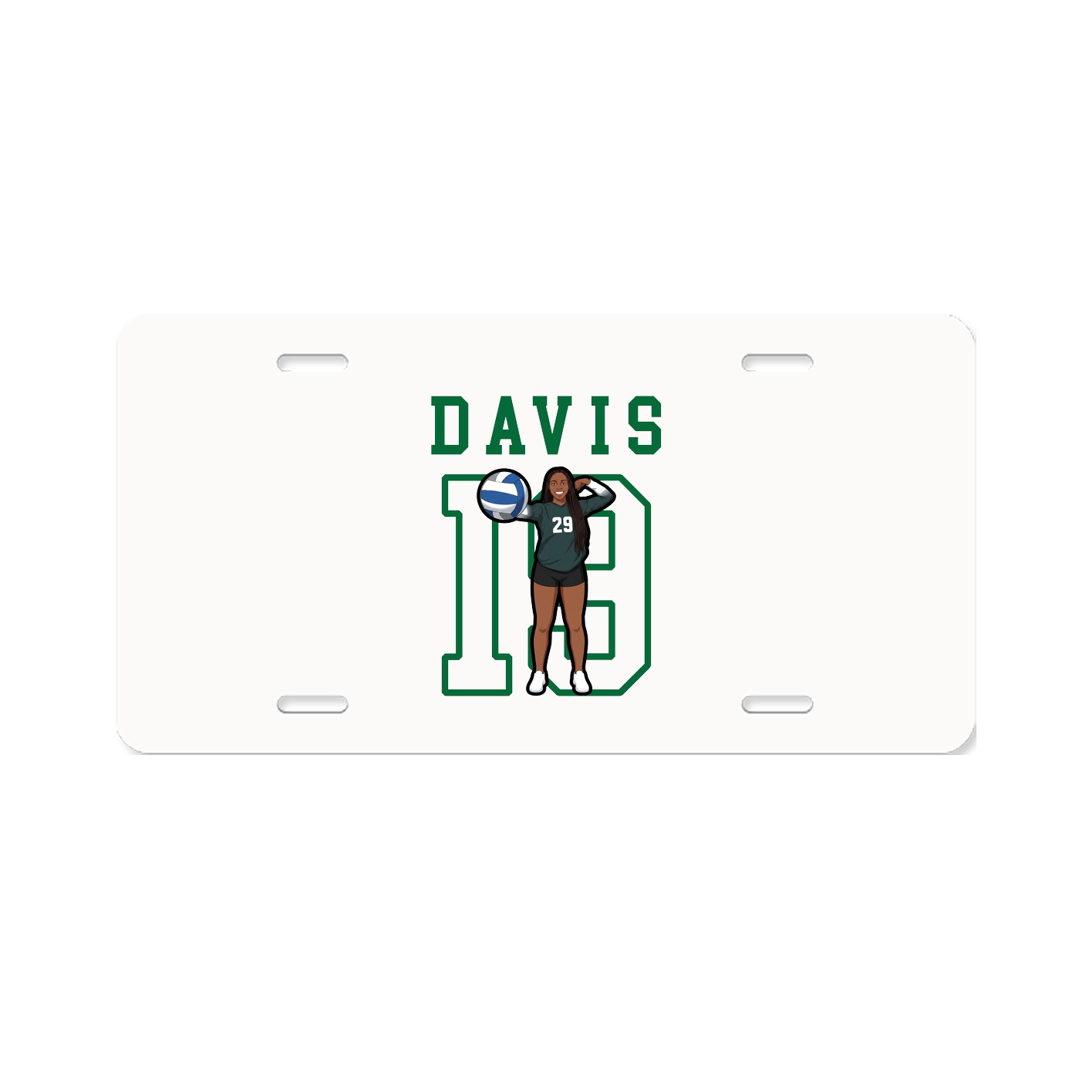 License Plate — Shirsey in Classic