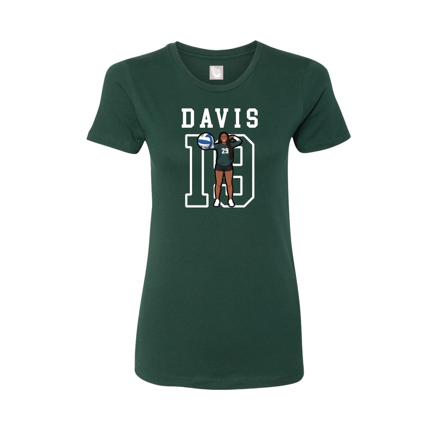 Fitted Women's Tee — Shirsey in Green