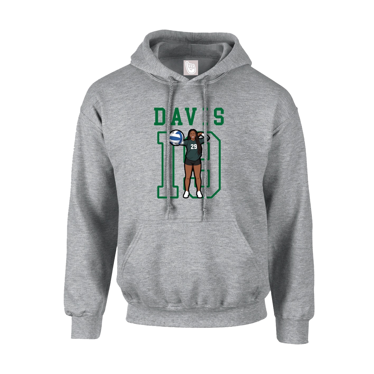Hoodie — Shirsey in Grey
