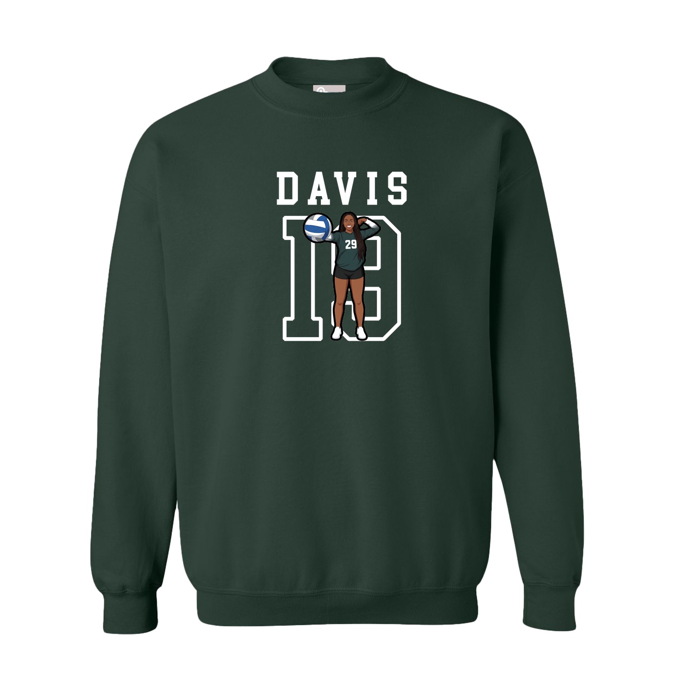 Fleece Crew — Shirsey in Green