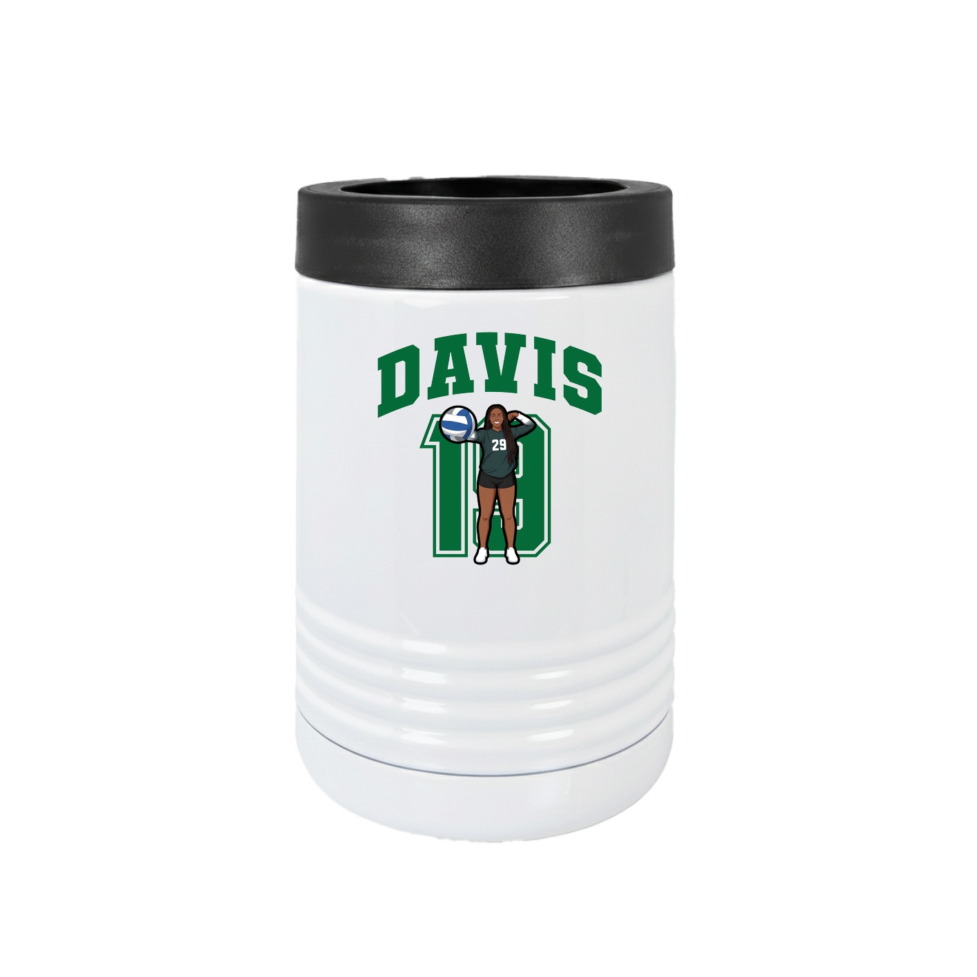 Beverage Holder — Number in White