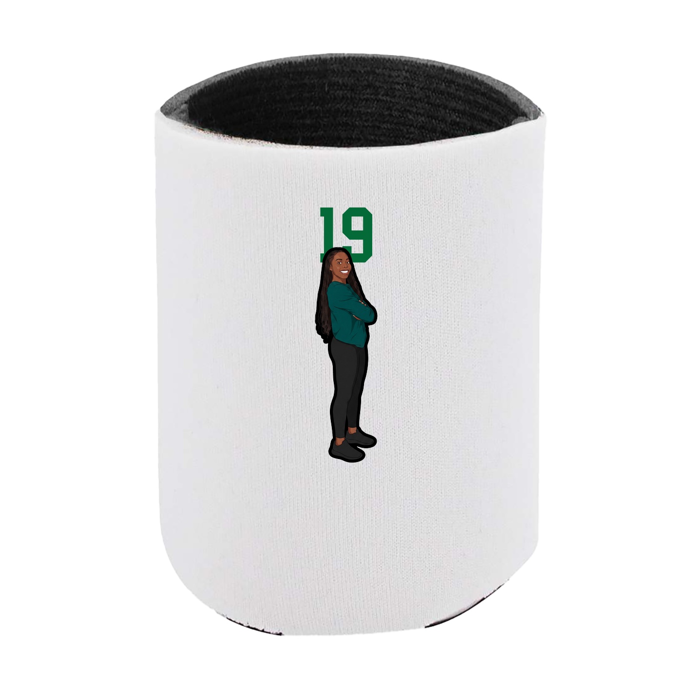 Can Holder — Number Top in White