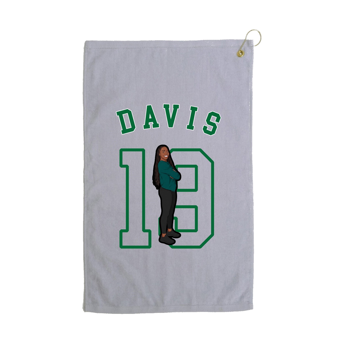 Golf Towel — Shirsey Arch in Grey