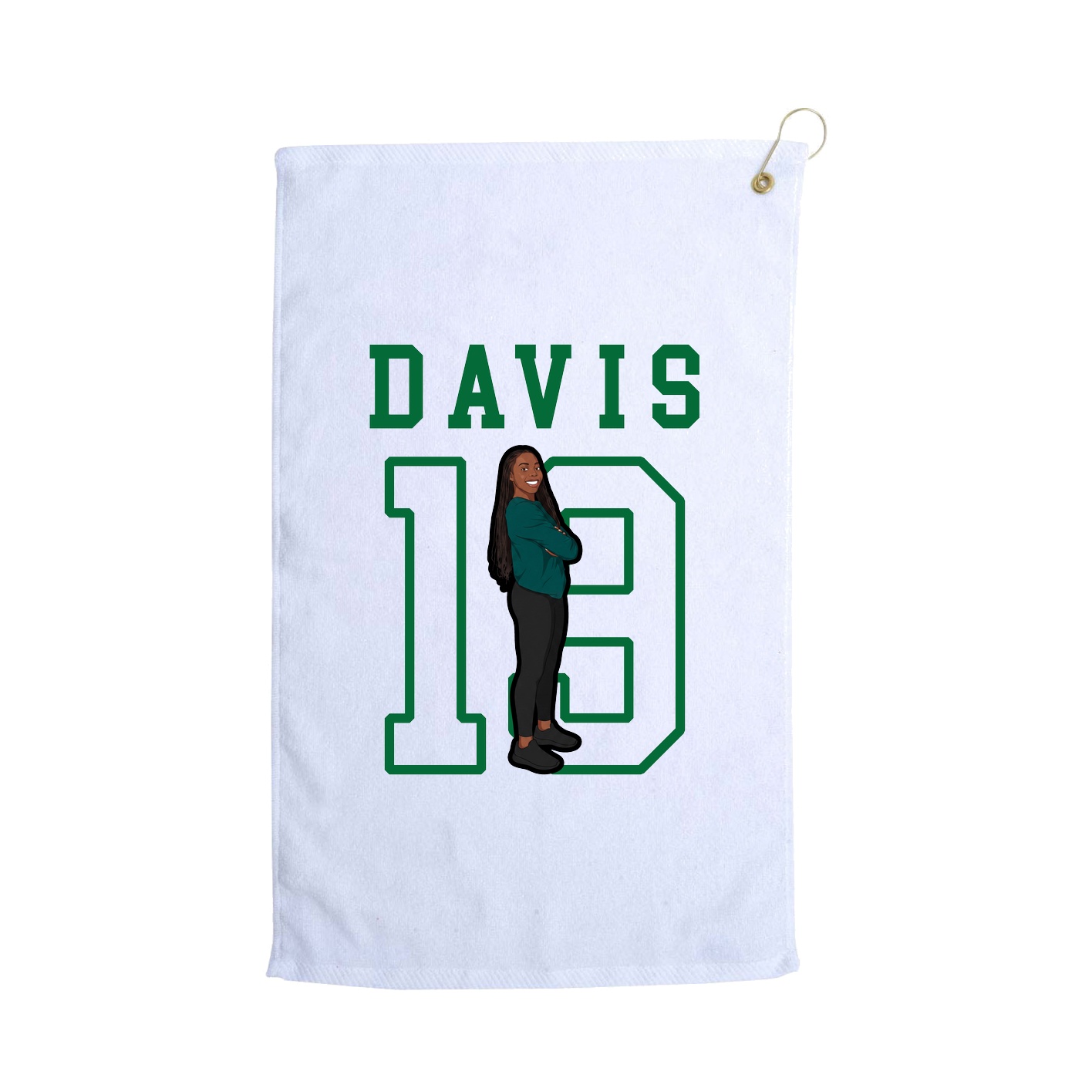 Golf Towel — Shirsey in White
