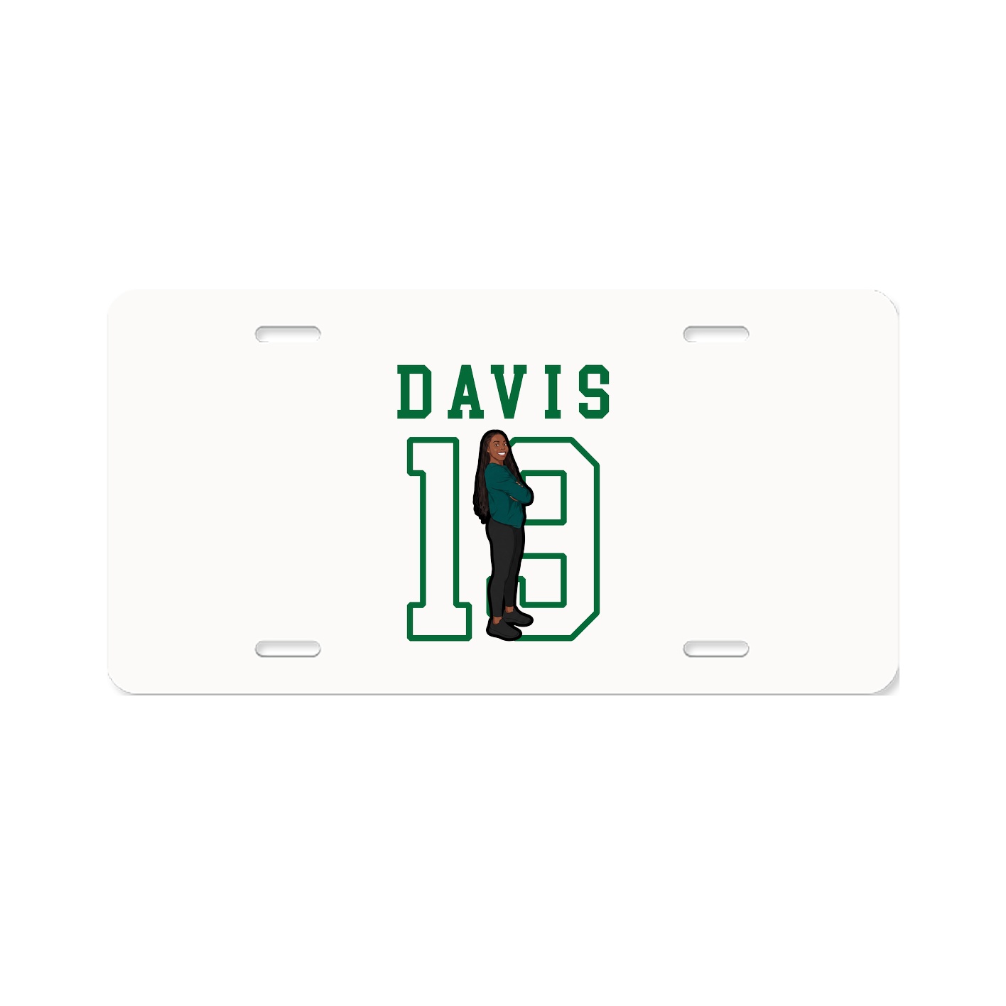 License Plate — Shirsey in Classic