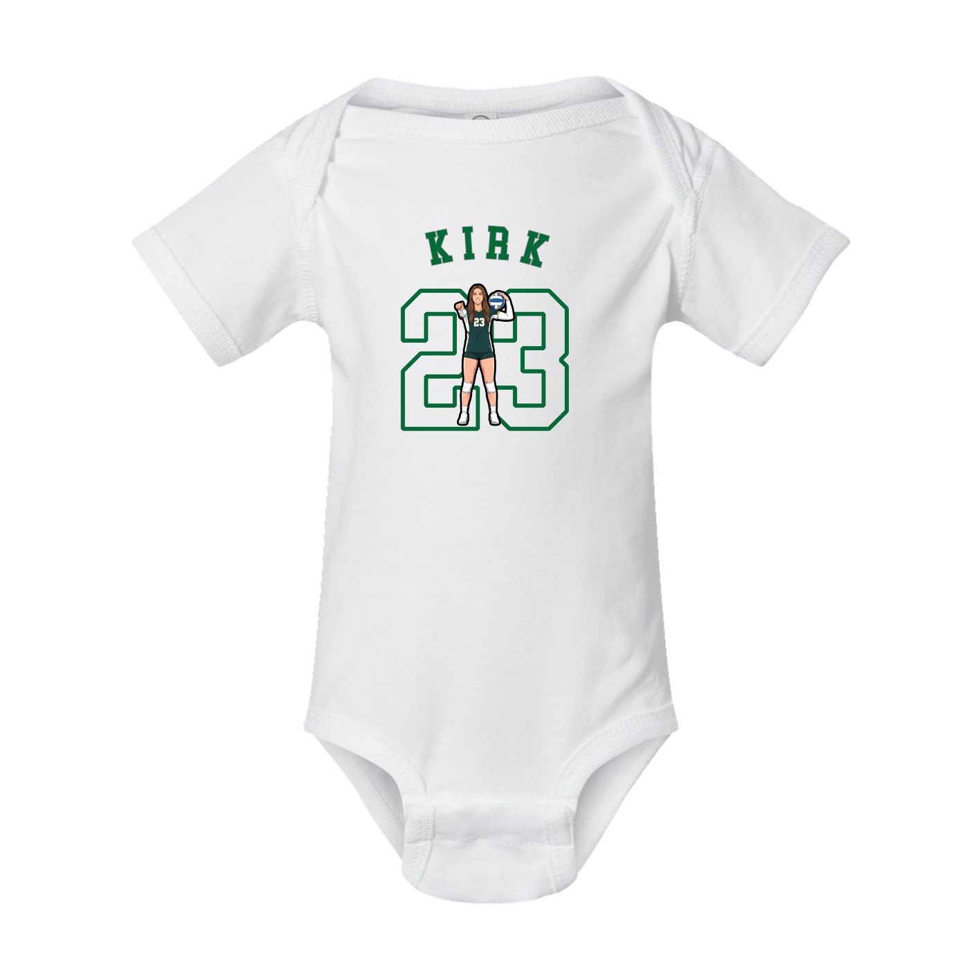 Baby Onesie — Shirsey Arch in White