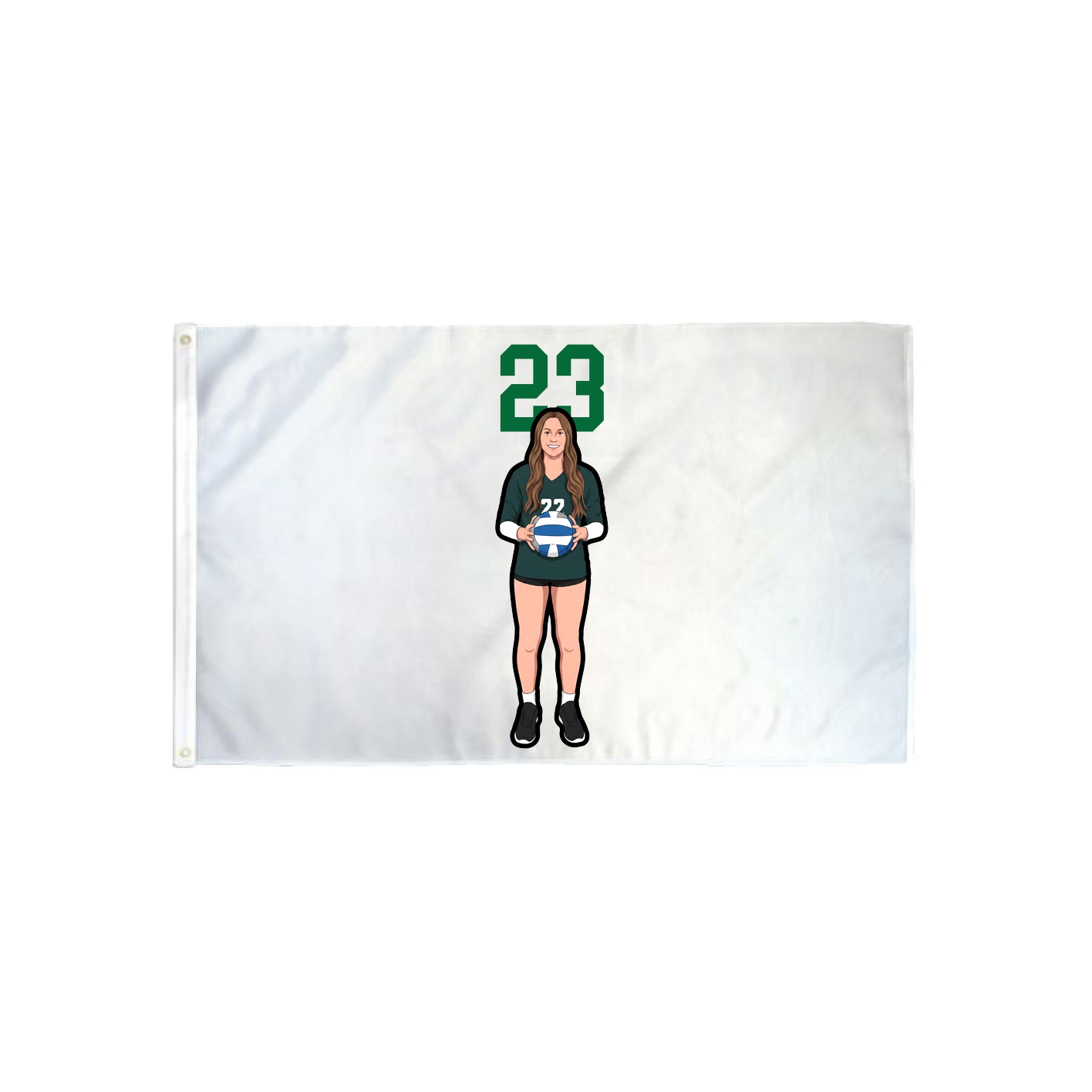 3x5 Flag — Number Top in Classic
