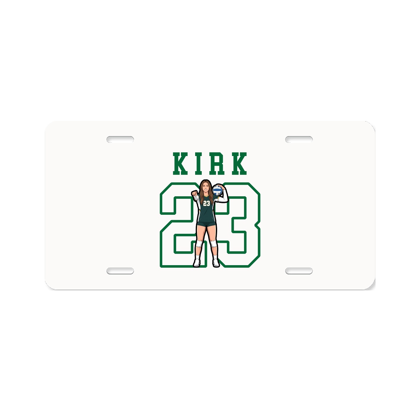 License Plate — Shirsey in Classic