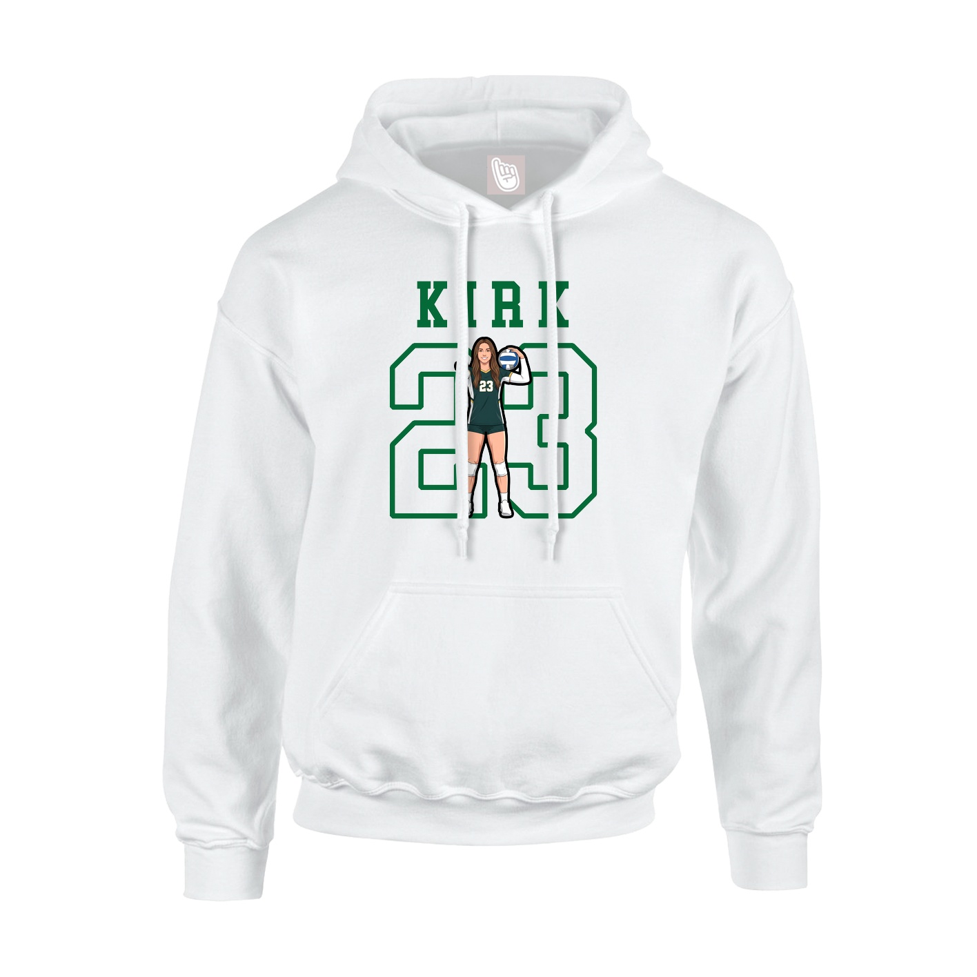 Youth Hoodie — Shirsey in White