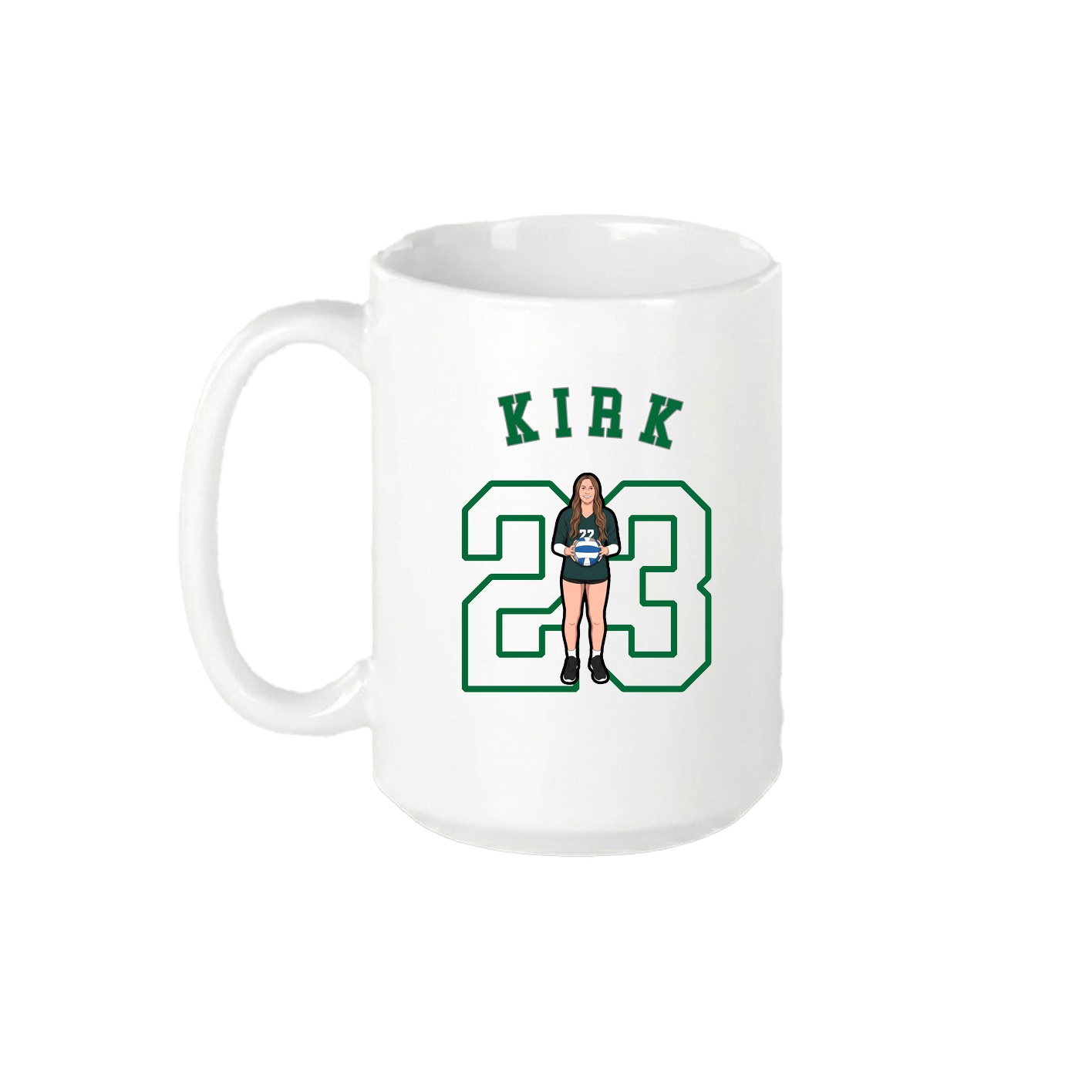 15oz Coffee Mug — Shirsey Arch in White