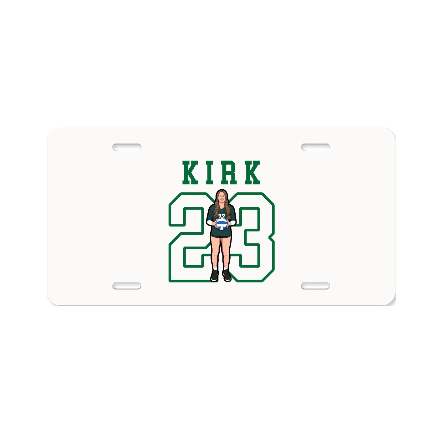 License Plate — Shirsey in Classic
