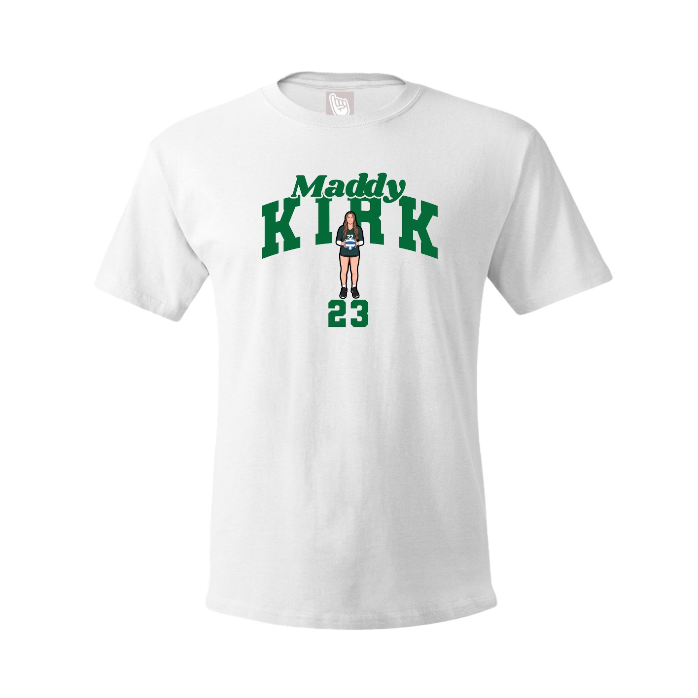 Youth Tee — Signature Arch in White