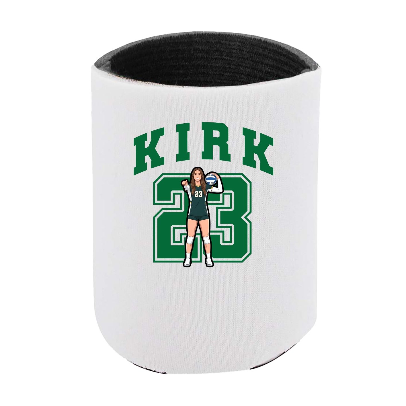 Can Holder — Number in White