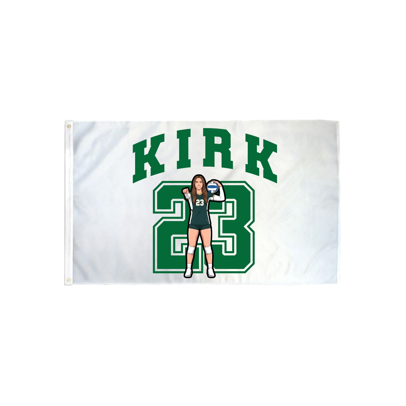 3x5 Flag — Number in Classic
