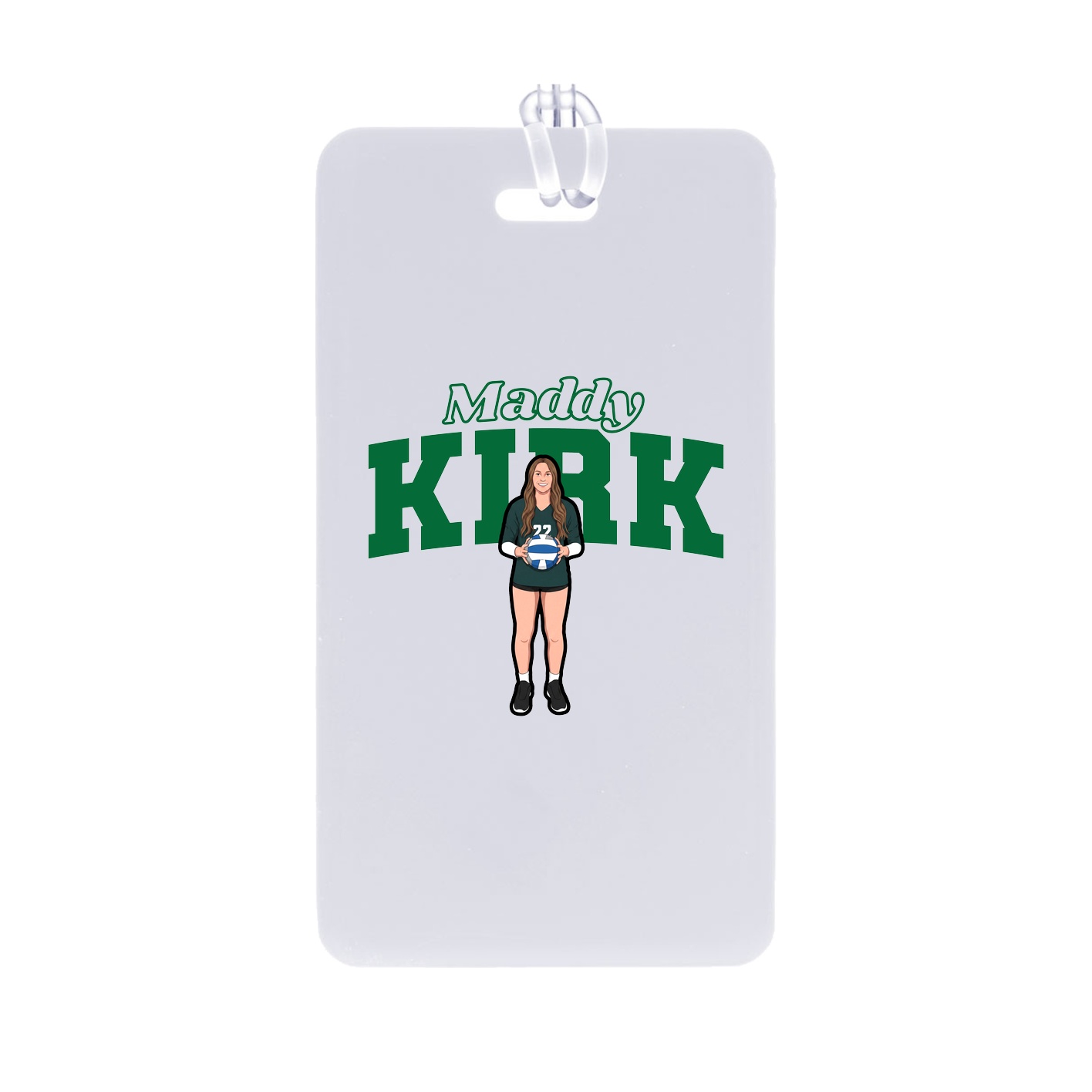 Bag Tag — Name Arch in Classic