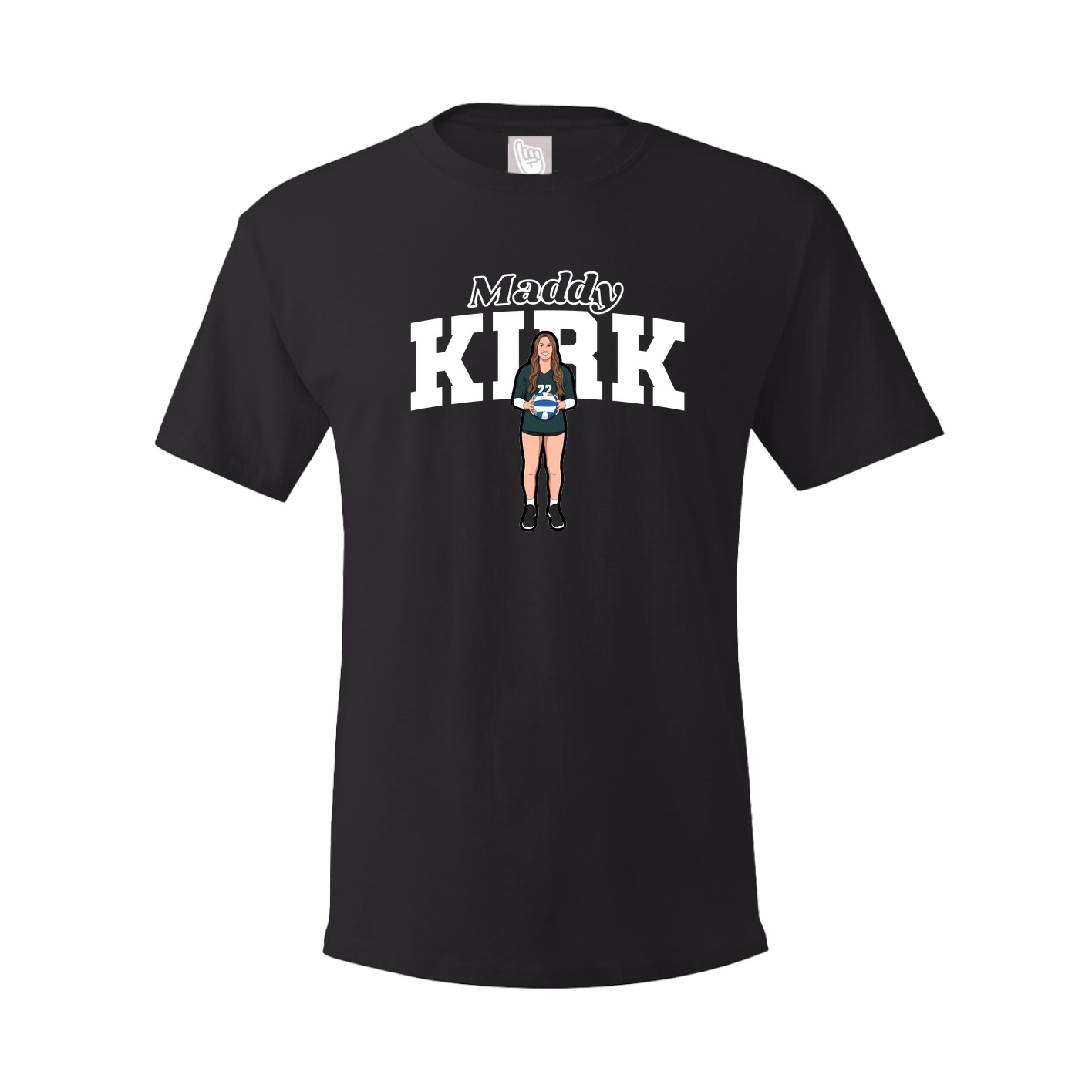 Youth Tee — Name Arch in Black