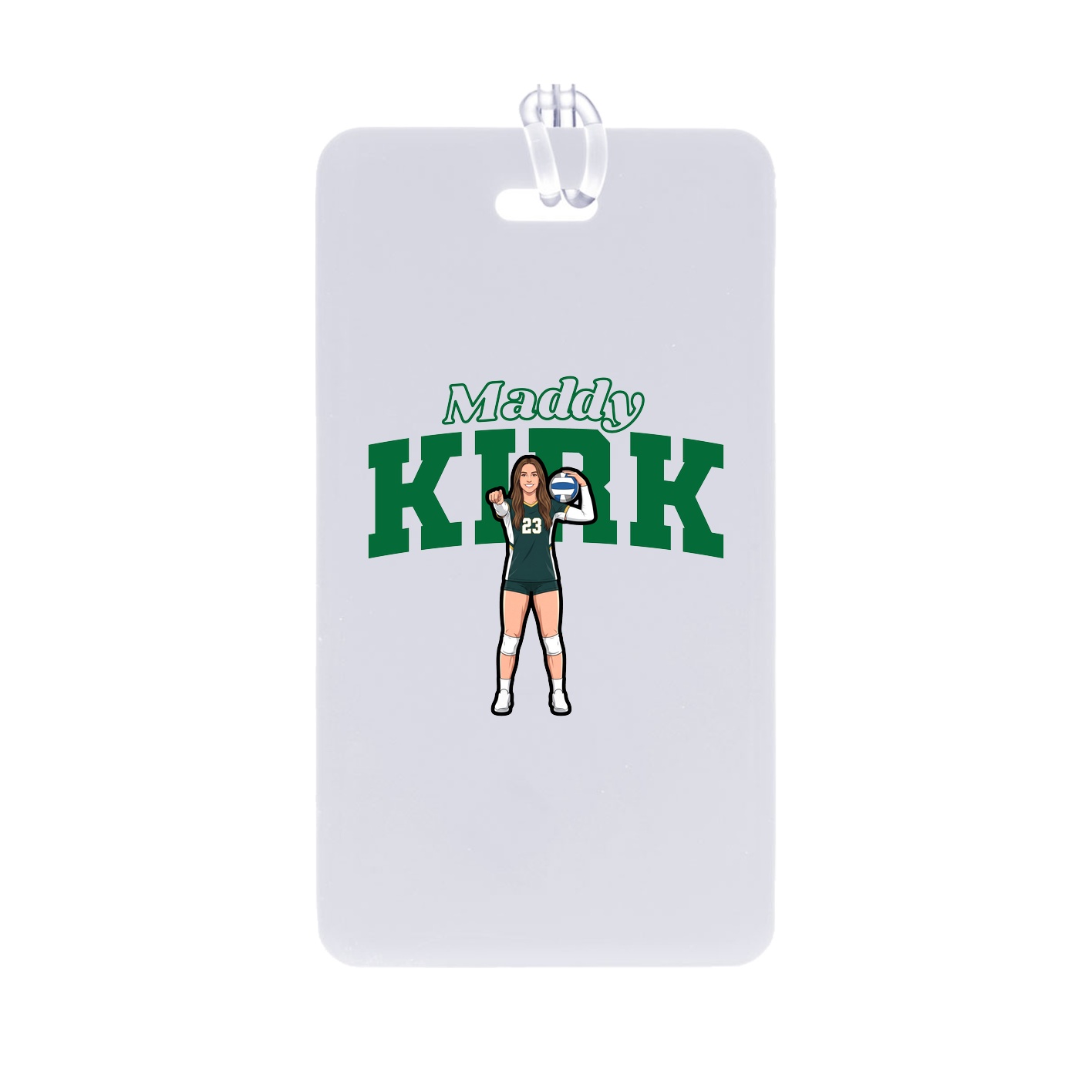 Bag Tag — Name Arch in Classic
