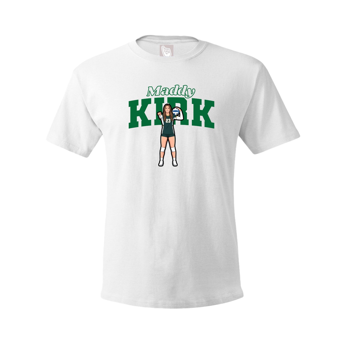 Tee — Name Arch in White