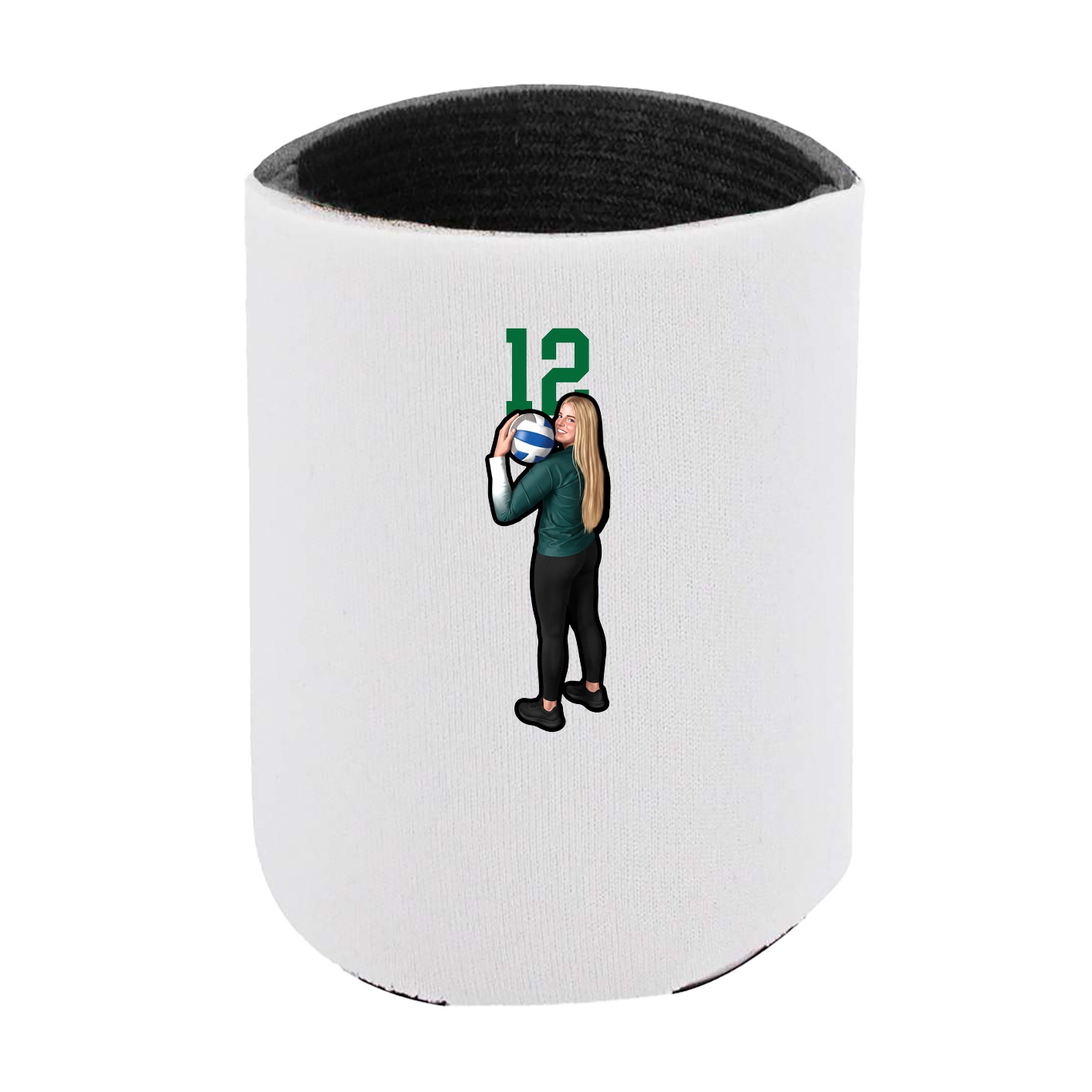Can Holder — Number Top in White