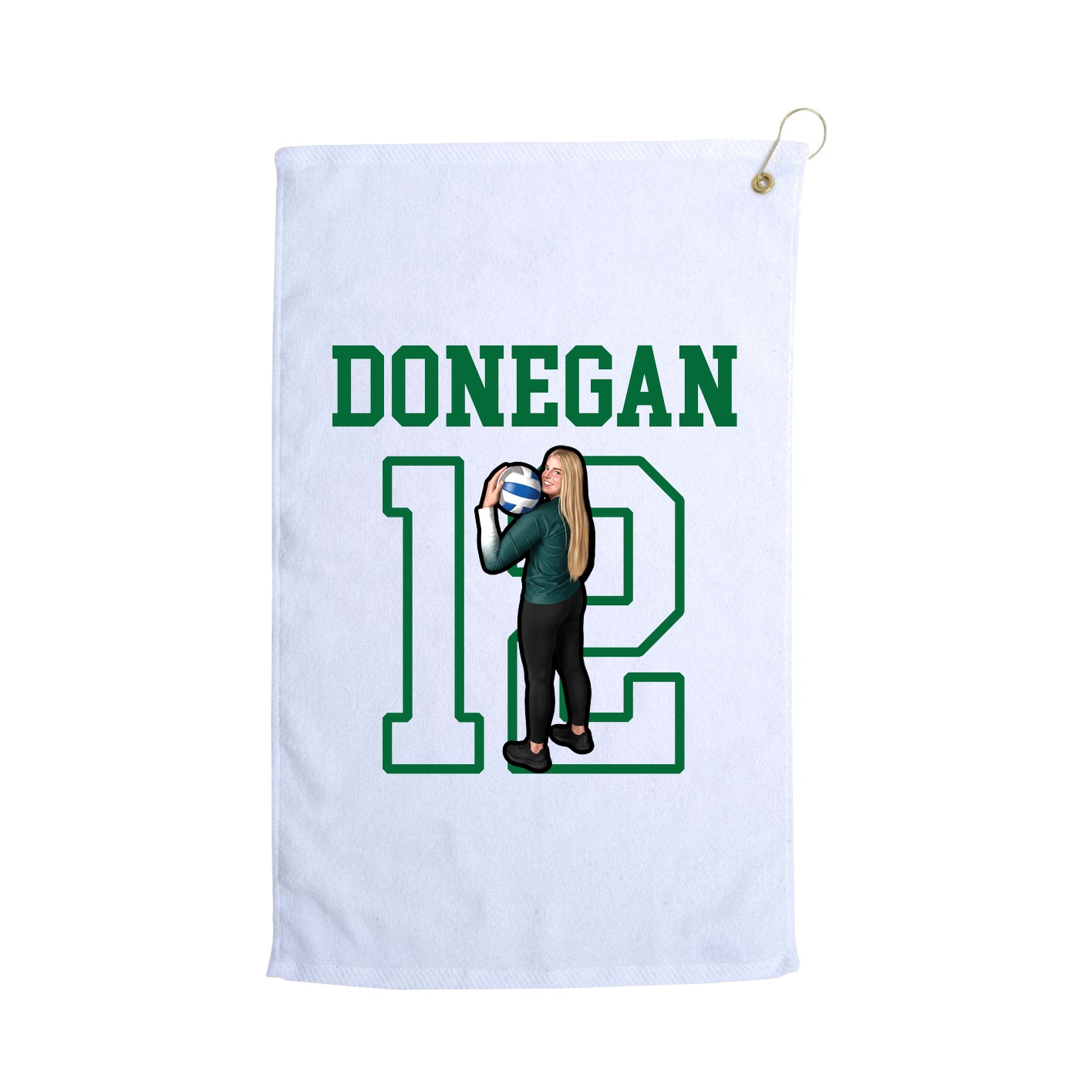 Golf Towel — Shirsey in White
