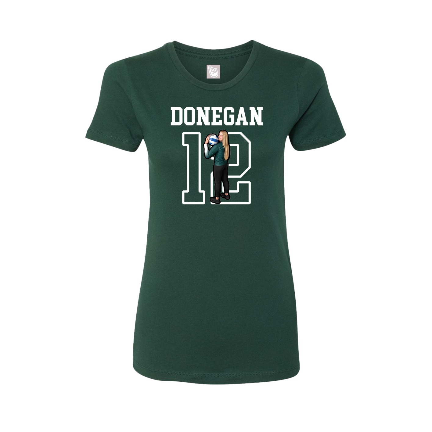 Fitted Women's Tee — Shirsey in Green