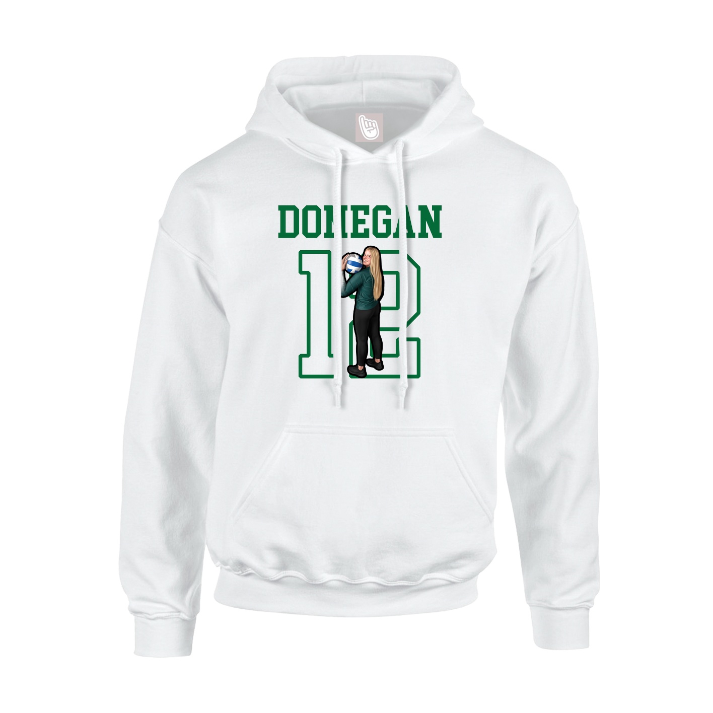 Youth Hoodie — Shirsey in White