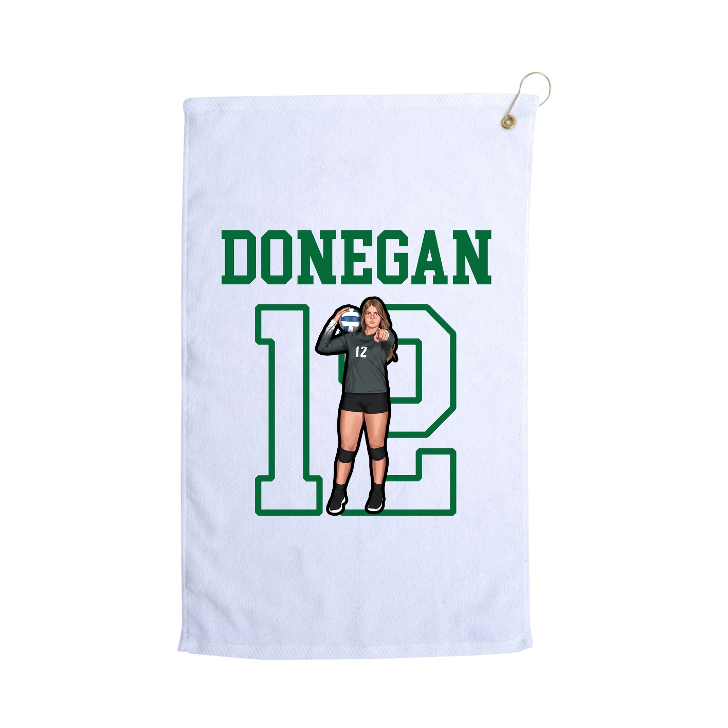 Golf Towel — Shirsey in White