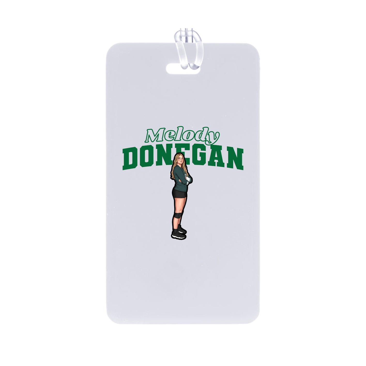 Bag Tag — Name Arch in Classic