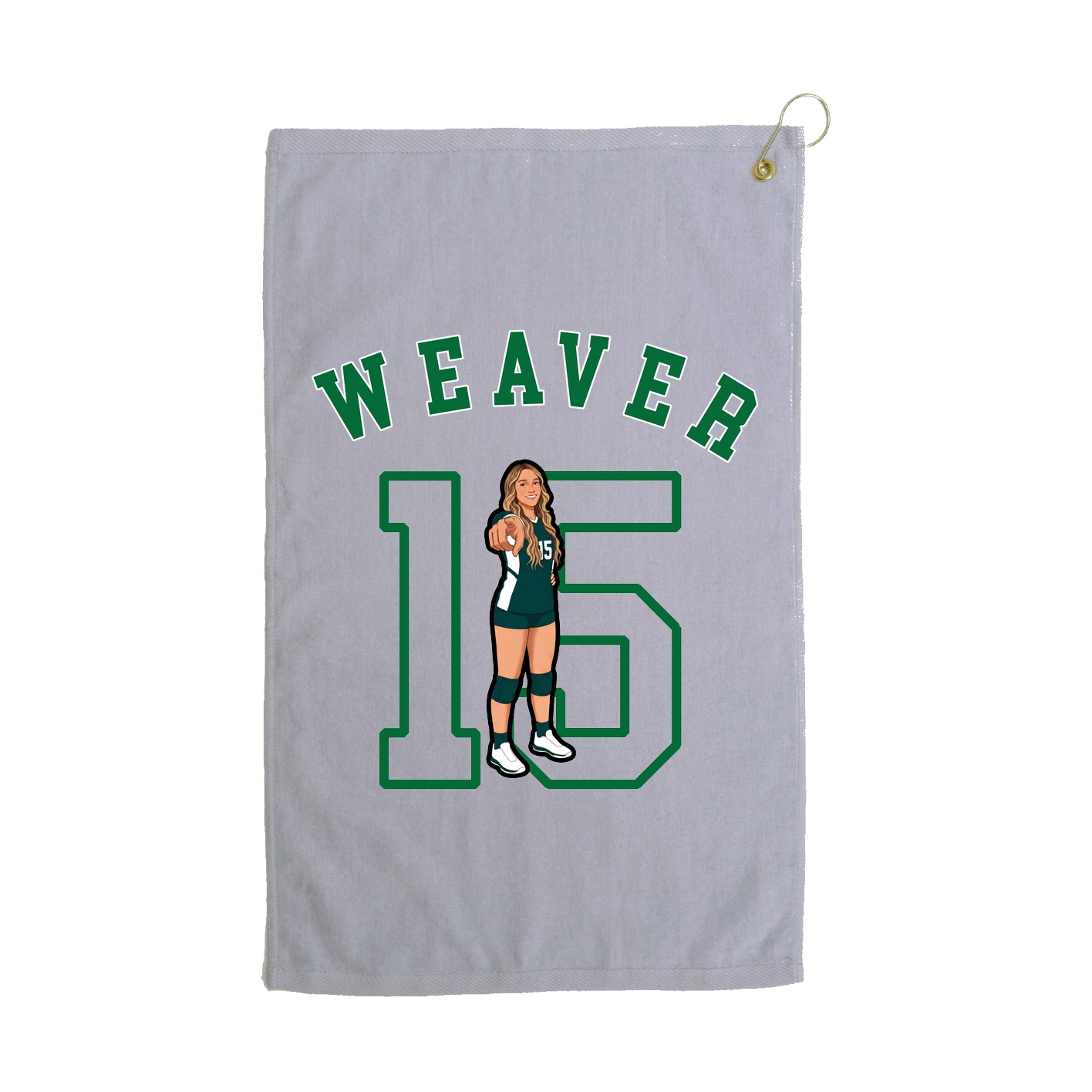 Golf Towel — Shirsey Arch in Grey