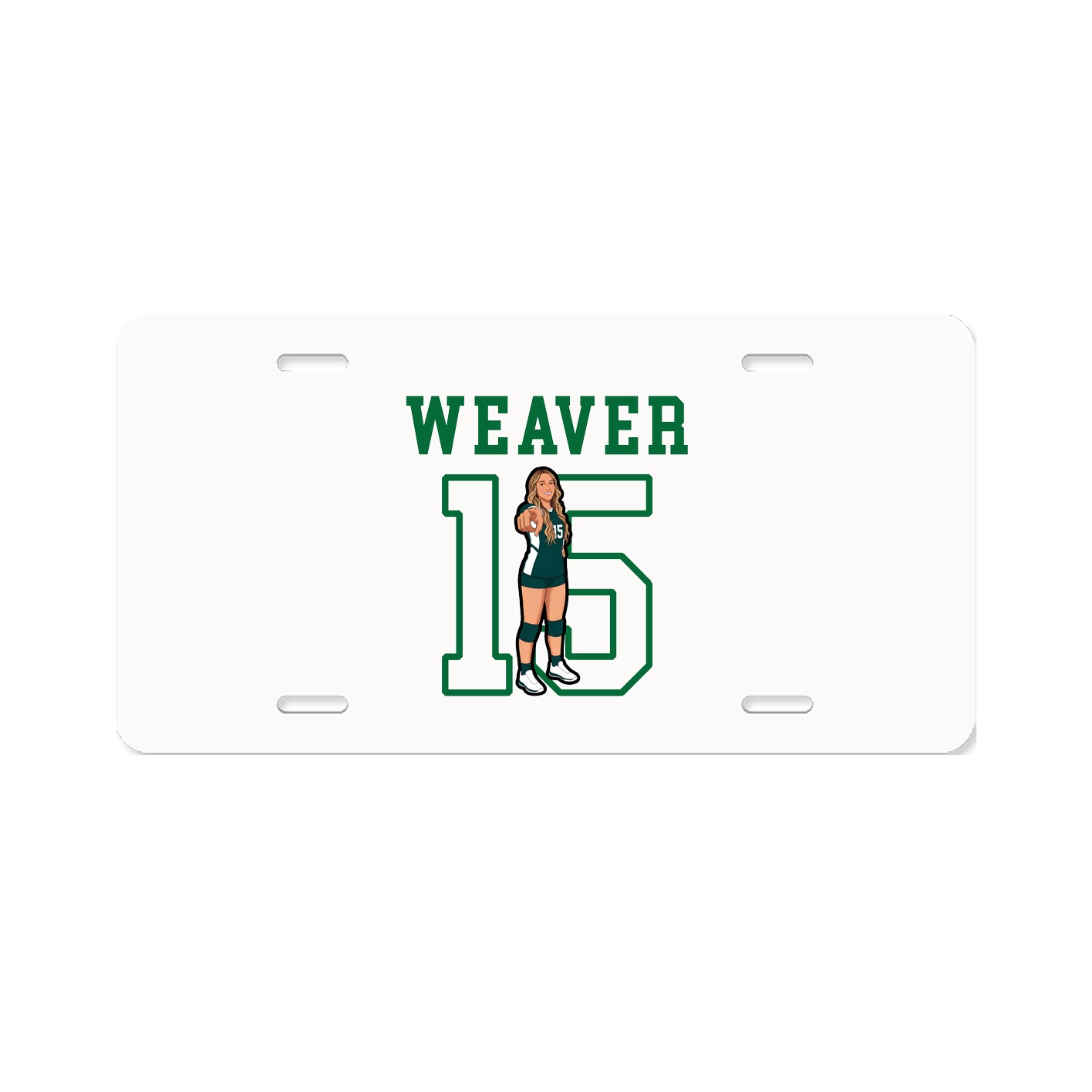 License Plate — Shirsey in Classic