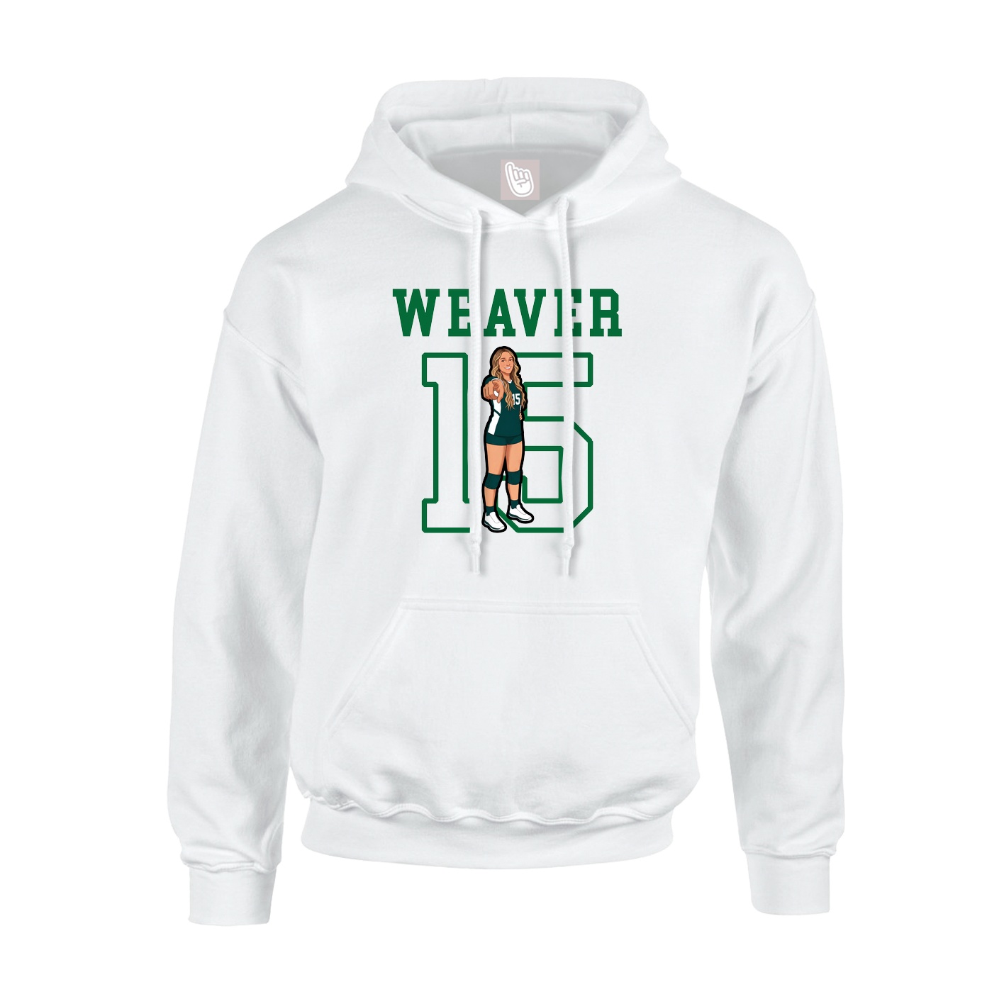 Youth Hoodie — Shirsey in White