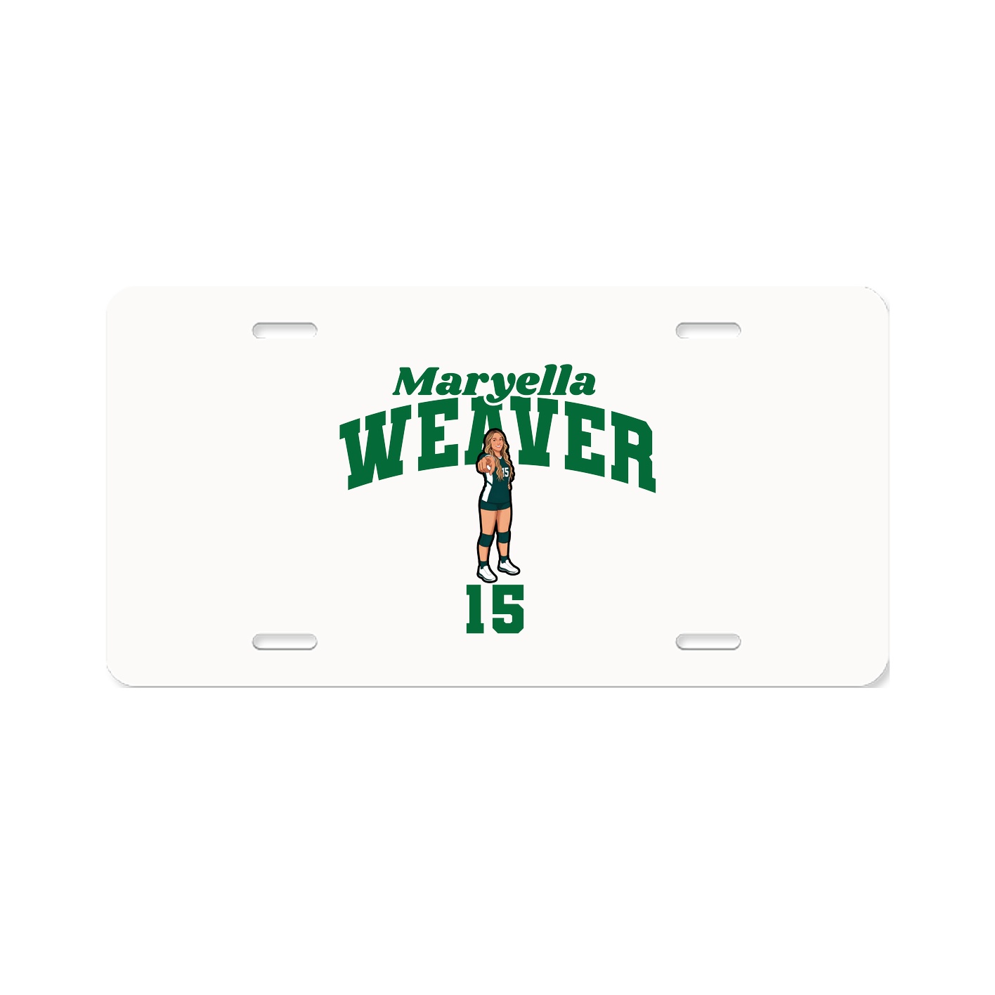 License Plate — Signature Arch in Classic