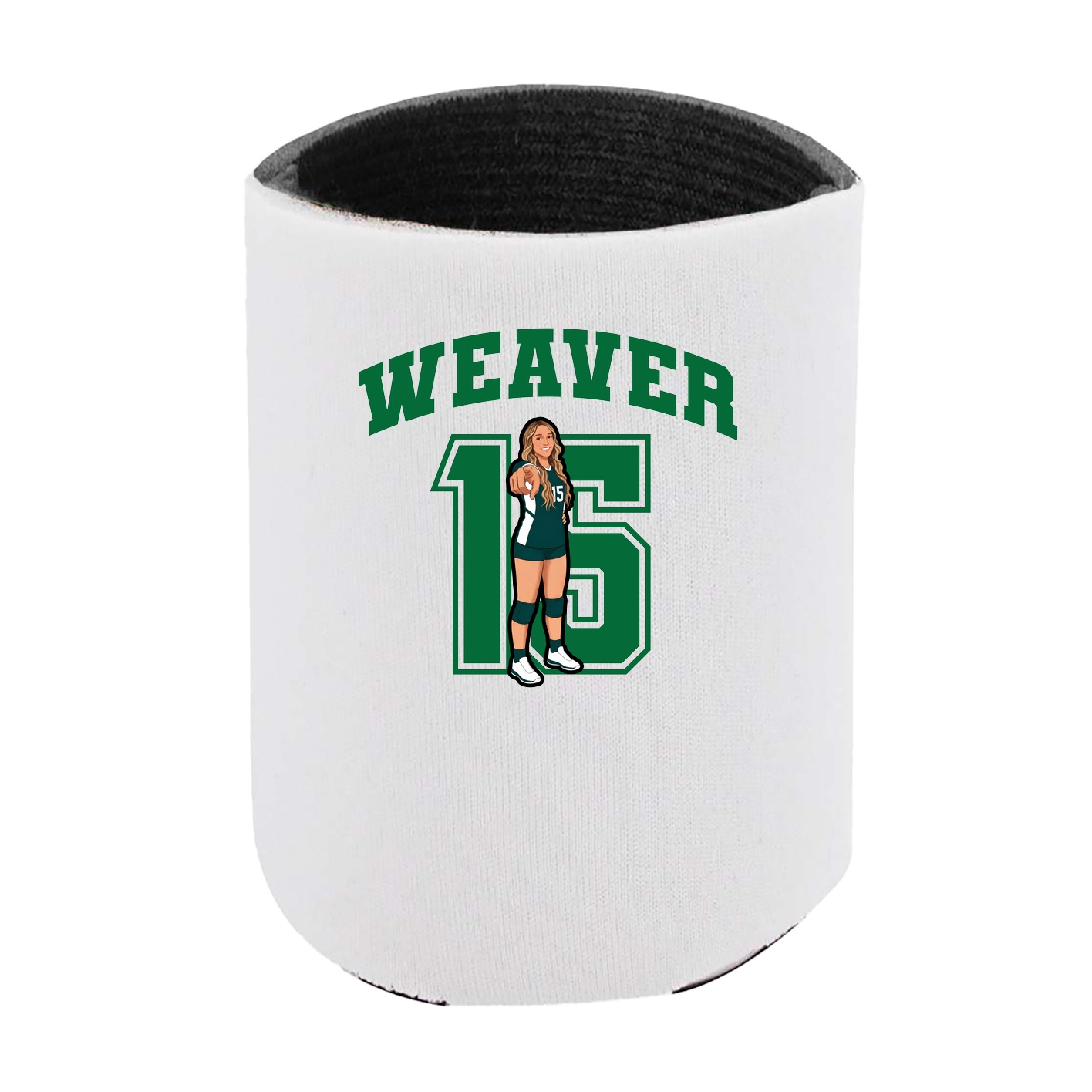 Can Holder — Number in White