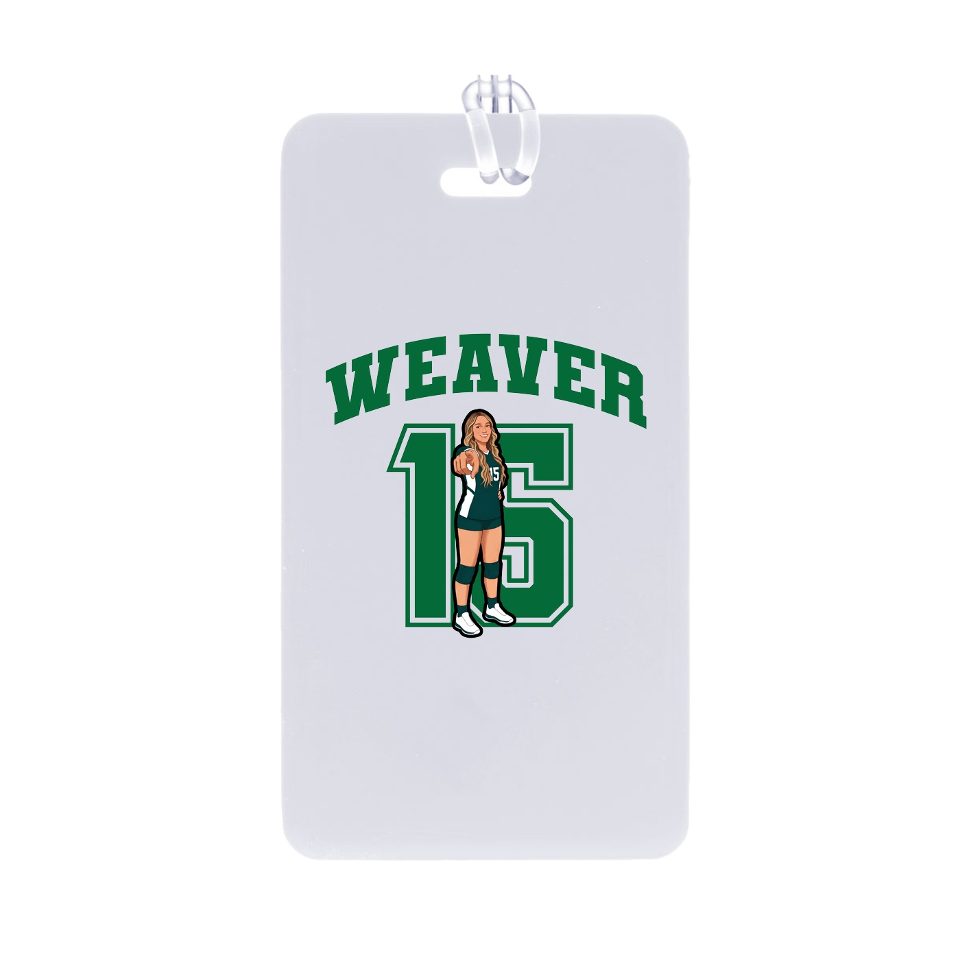 Bag Tag — Number in Classic
