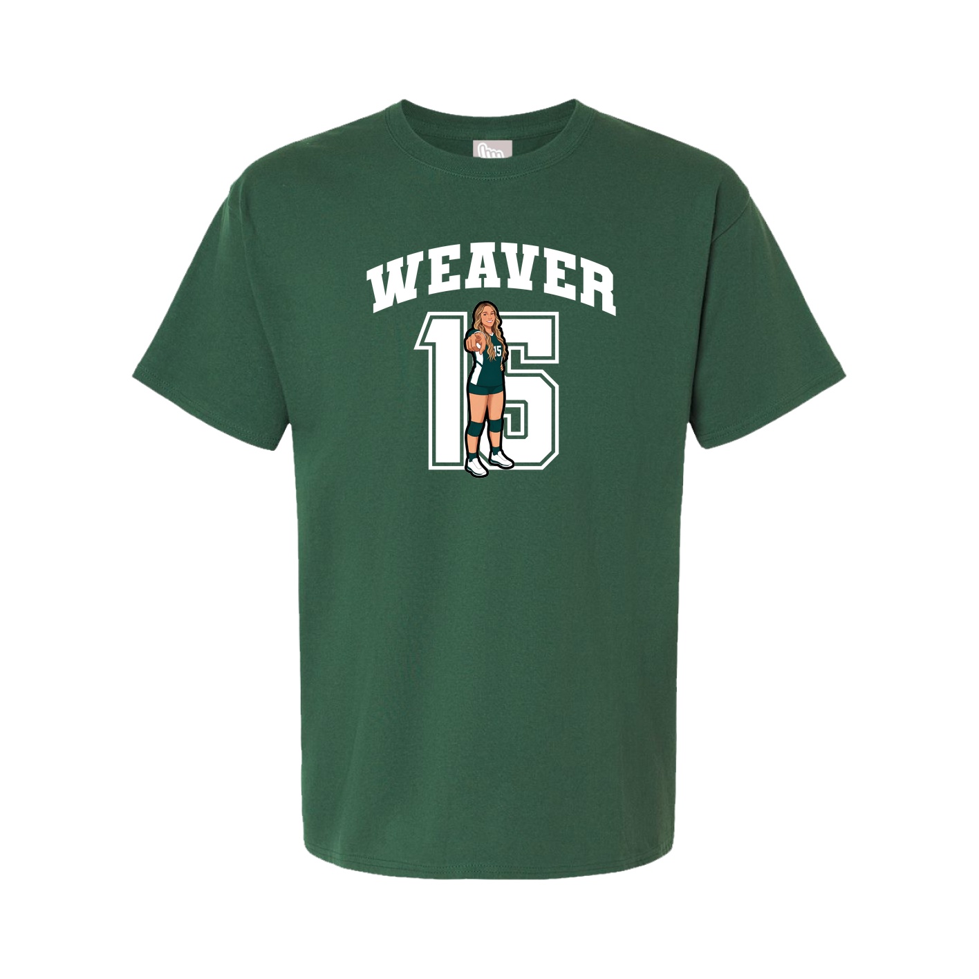 Tee — Number in Green
