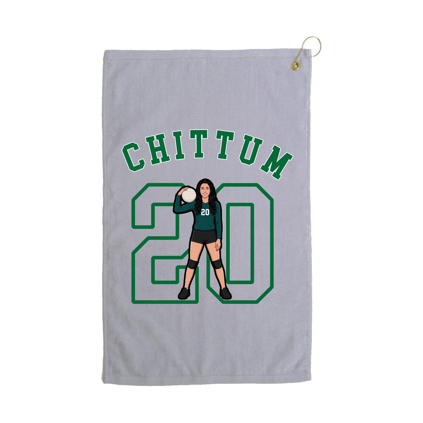 Golf Towel — Shirsey Arch in Grey