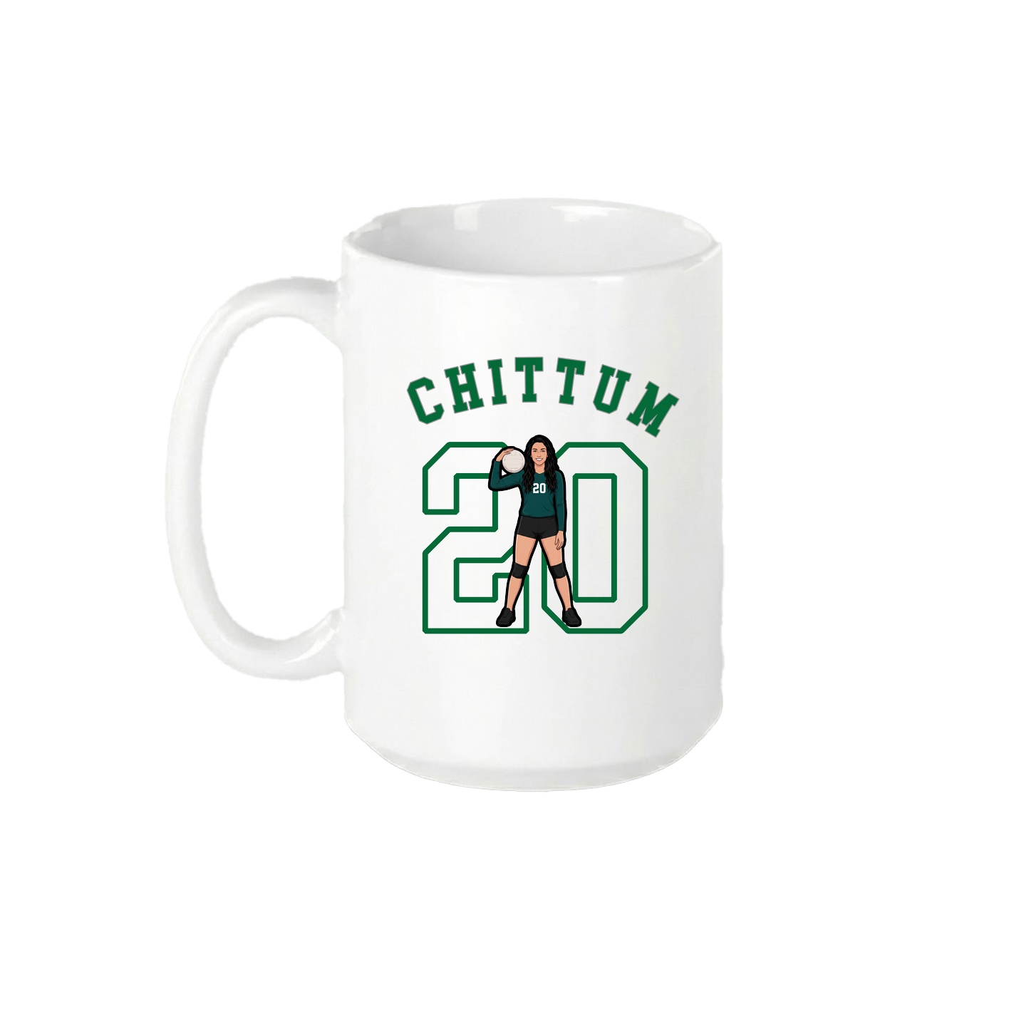 15oz Coffee Mug — Shirsey Arch in White
