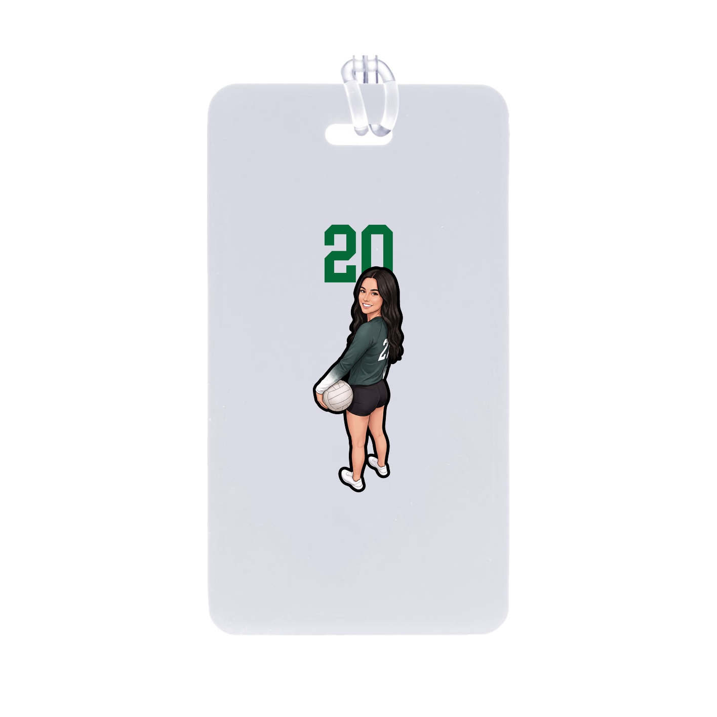 Bag Tag — Number Top in Classic